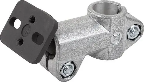 Produktfoto 1 von ROHRVERBINDER T-STÜCK, FÜR RUNDROHRE, MIT KUGELGELENK, ALUMINIUM, KOMP:STAHL, A=18,1, B=5,5