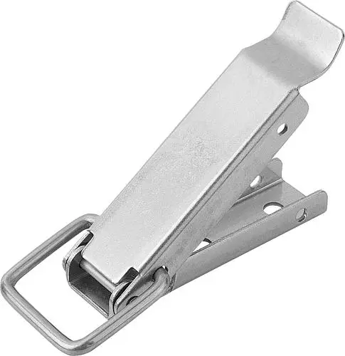 SPANNVERSCHLUSS MIT SPANNBÜGEL, ANSCHRAUBBOHRUNG VERDECKT, FORM:A, EDELSTAHL BLANK, F1=2000