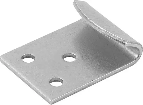 Produktfoto 1 von GEGENHAKEN FÜR SPANNVERSCHLUSS, MIT SPANNBÜGEL, FORM:A, EDELSTAHL BLANK