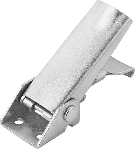 Produktfoto 1 von SPANNVERSCHLUSS MIT SPANNHAKEN EINSTELLBAR, ANSCHRAUBBOHRUNG SICHTBAR, FORM:A STANDARD, EDELSTAHL 1.4301