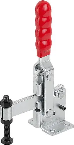 Produktfoto 1 von SCHNELLSPANNER VERTIKAL STANDARD, FUß WAAGRECHT F1=3400, FESTE ANDRUCKSPINDEL M10X80, STAHL VERZINKT UND PASSIVIERT,