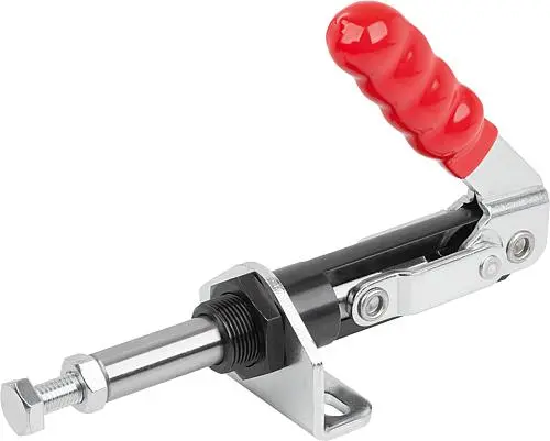 Produktfoto 1 von SCHUBSTANGENSPANNER, MIT KONSOLE STANDARD, F2=4000, STAHL VERZINKT UND PASSIVIERT, KOMP:KUNSTSTOFF ROT