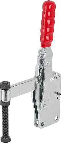 SCHNELLSPANNER, FUß SENKRECHT, STANDARD, F1=5400, FESTE ANDRUCKSPINDEL M16X150, STAHL VERZINKT,