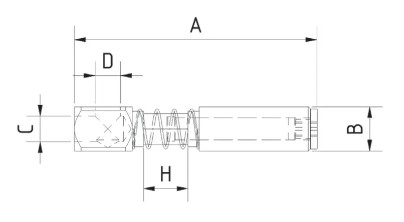 Produktfoto 1 von Adapter für Sauggreifer mit Federung - nicht rotierend 76 mm M5