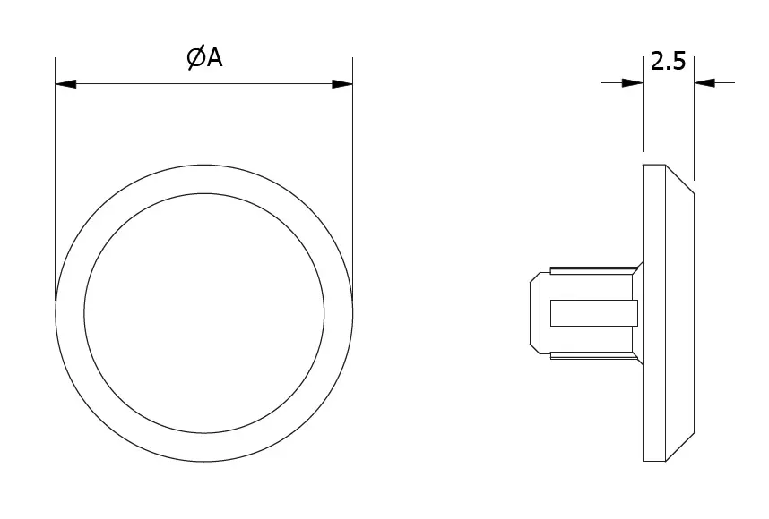 Produktfoto 1 von Viton-Polster 14.5x2.5 für Greifer GFP 20