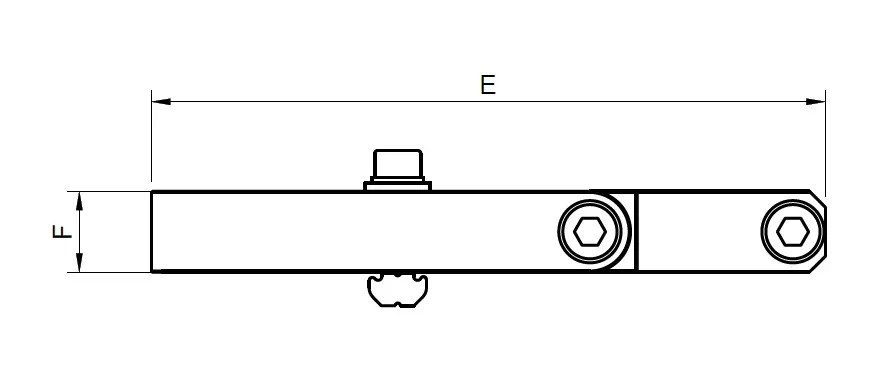 Winkelklemme - lang - mit Kugelgelenk und Schwenkkopf 102,5 mm Ø10
