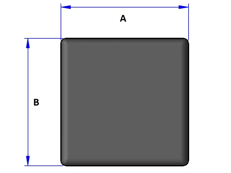 Produktfoto 1 von Profilabdeckung 25 x 25 mm