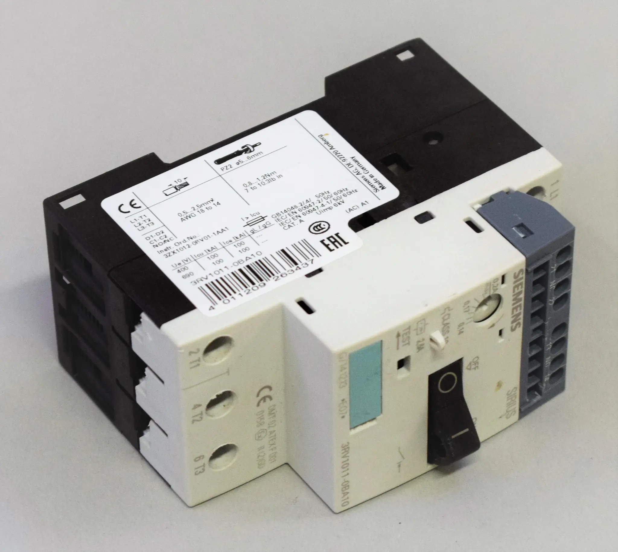 Produktfoto 1 von 3RV1011-0BA10