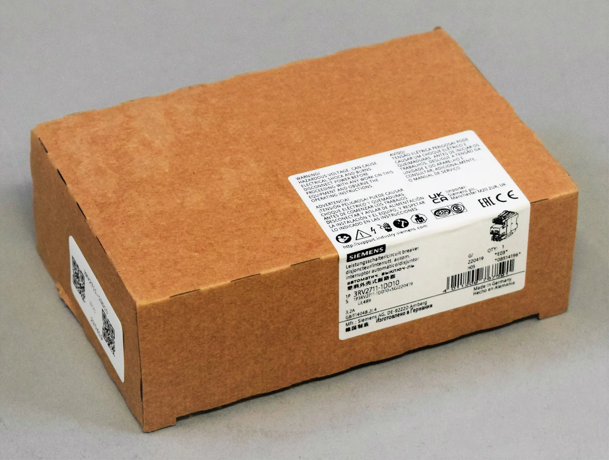 Produktfoto 1 von 3RV2711-1DD10