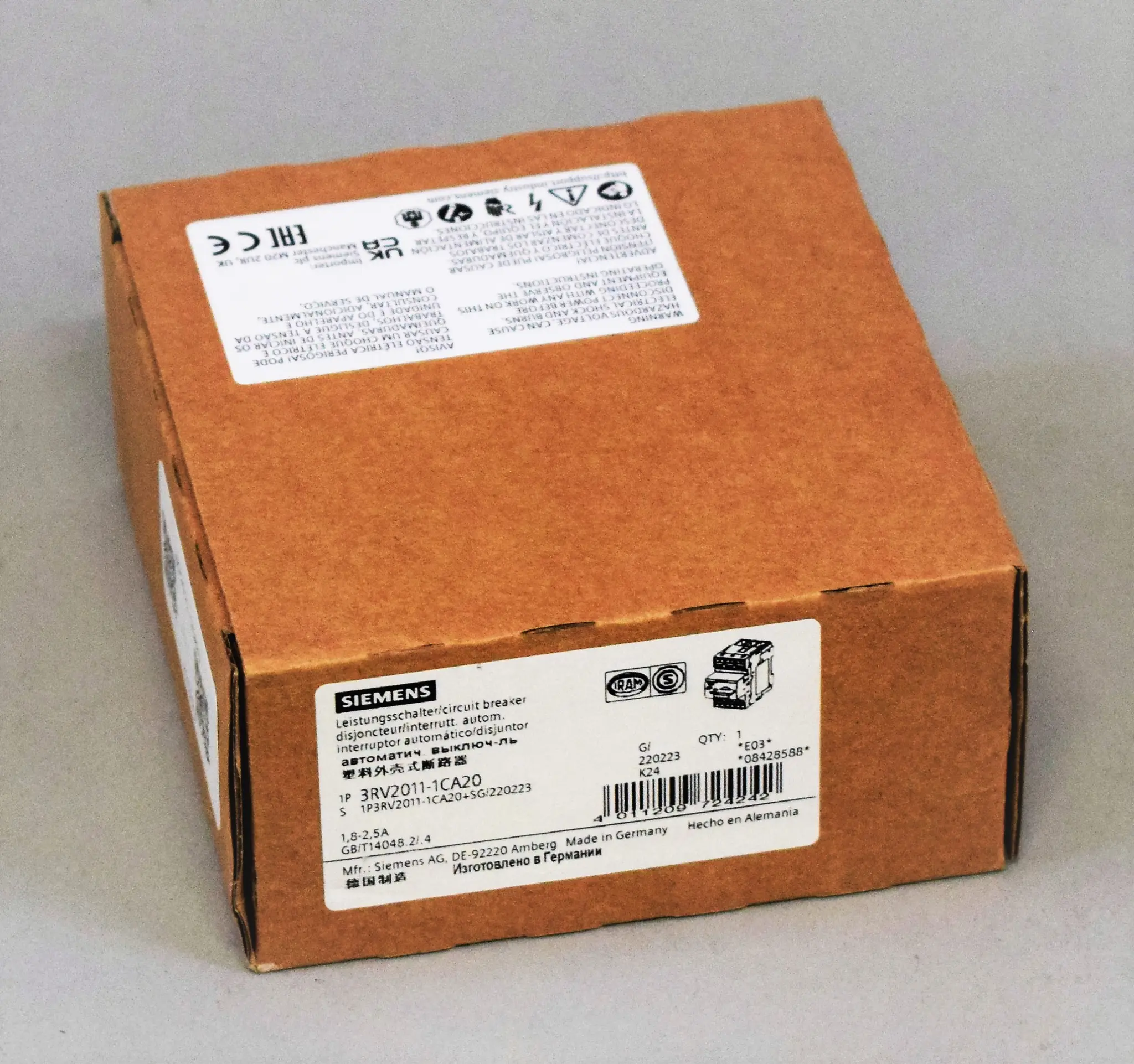 Produktfoto 1 von 3RV2011-1CA20
