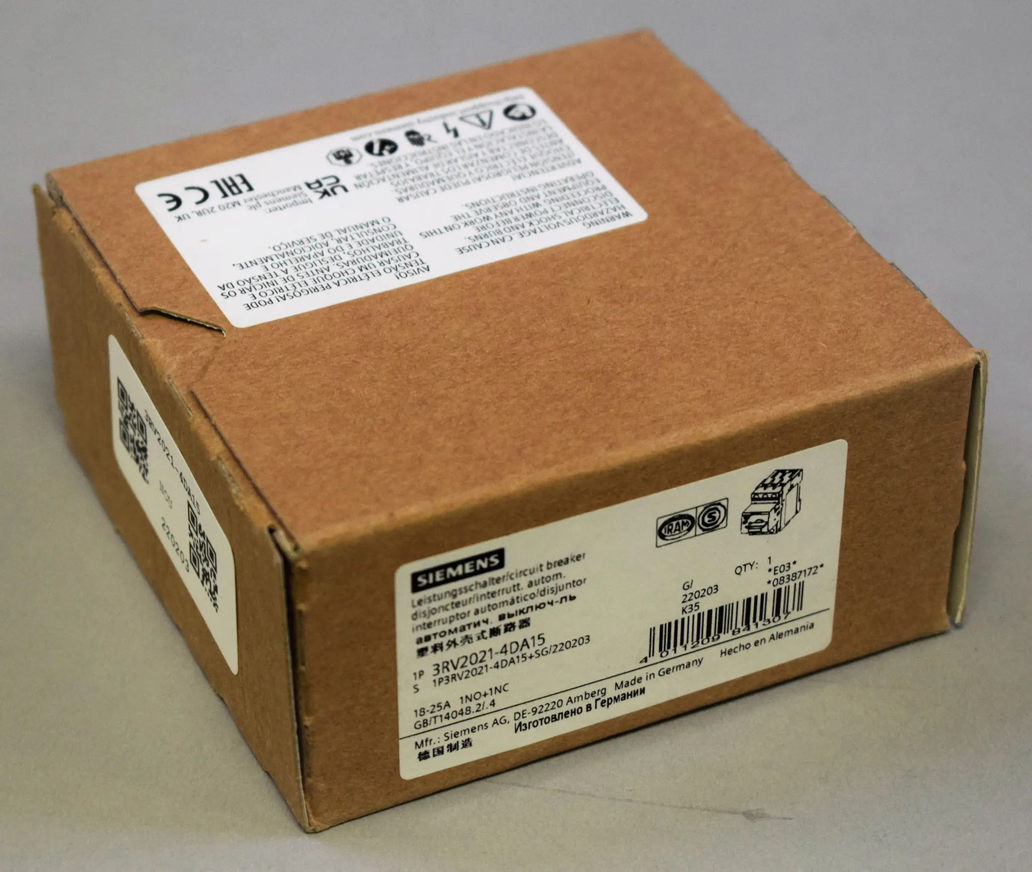 Produktfoto 1 von 3RV2021-4DA15