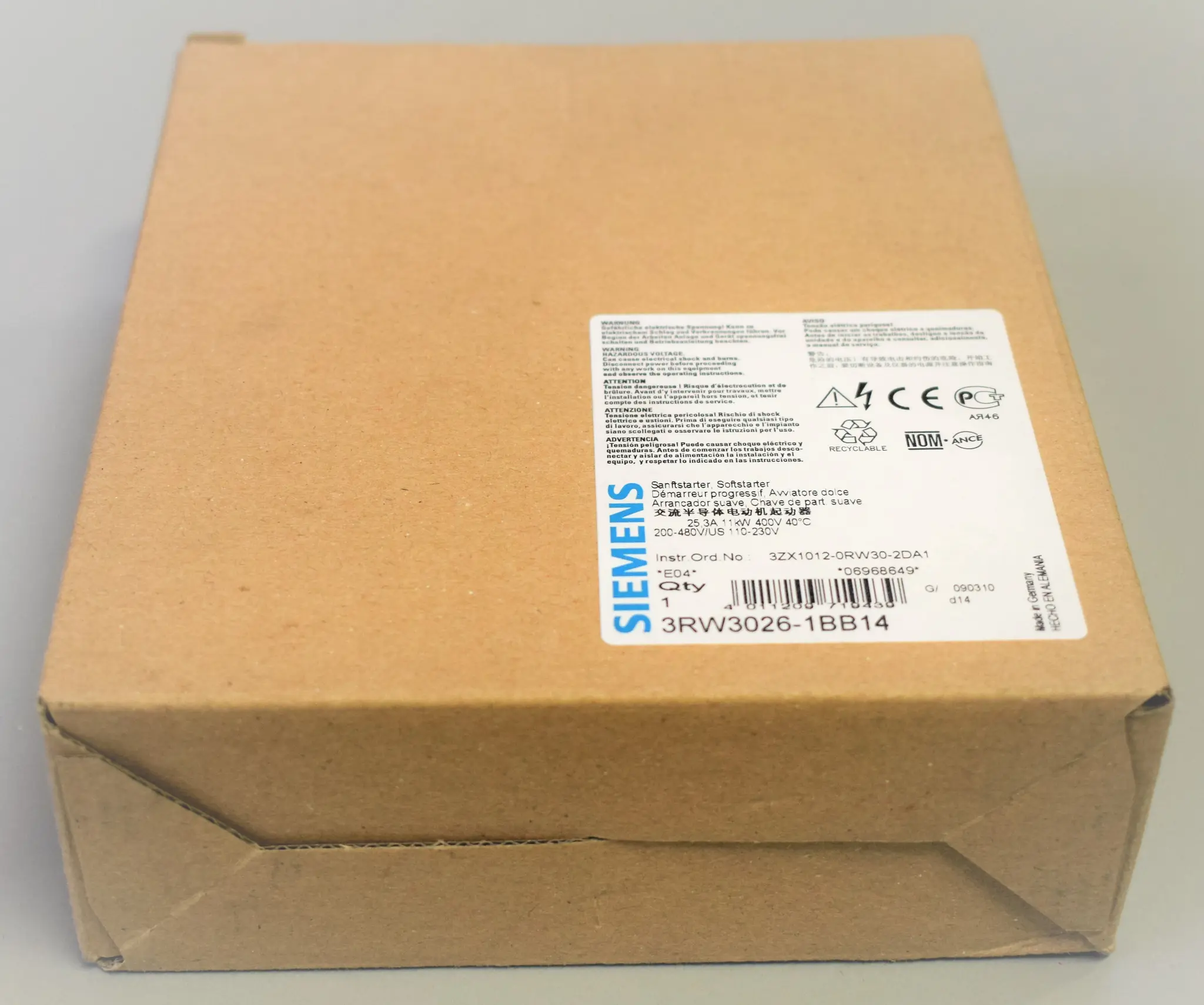 Produktfoto 1 von 3RW3026-1BB14