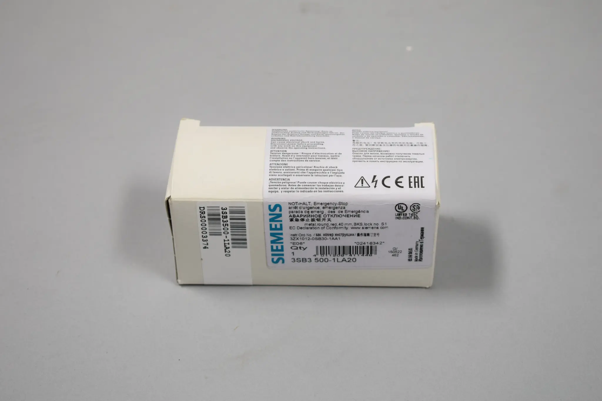 Produktfoto 1 von 3SB3500-1LA20