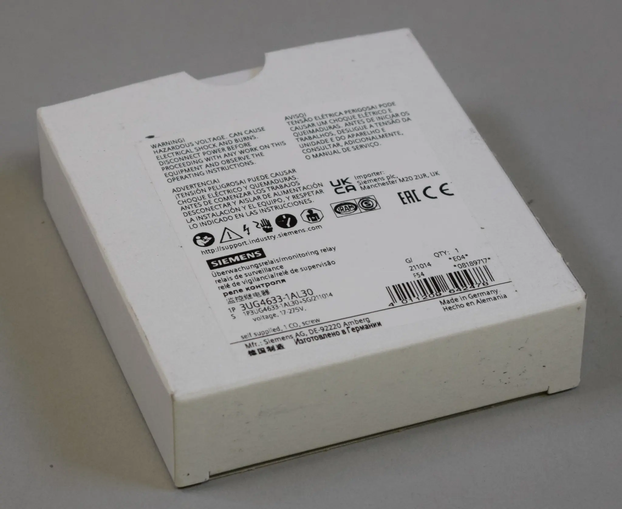 Produktfoto 1 von 3UG4633-1AL30