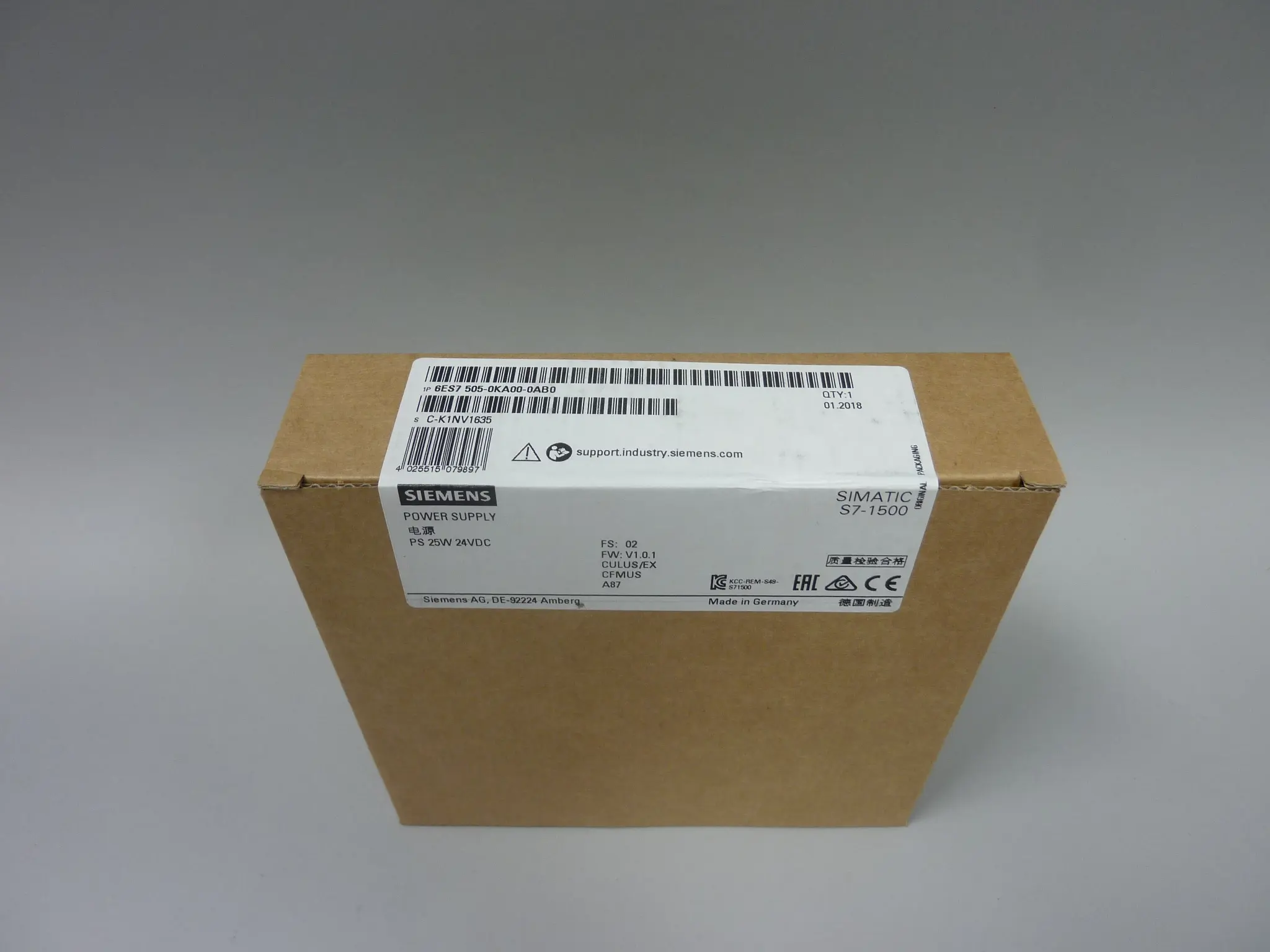 Produktfoto 1 von 6ES7505-0KA00-0AB0