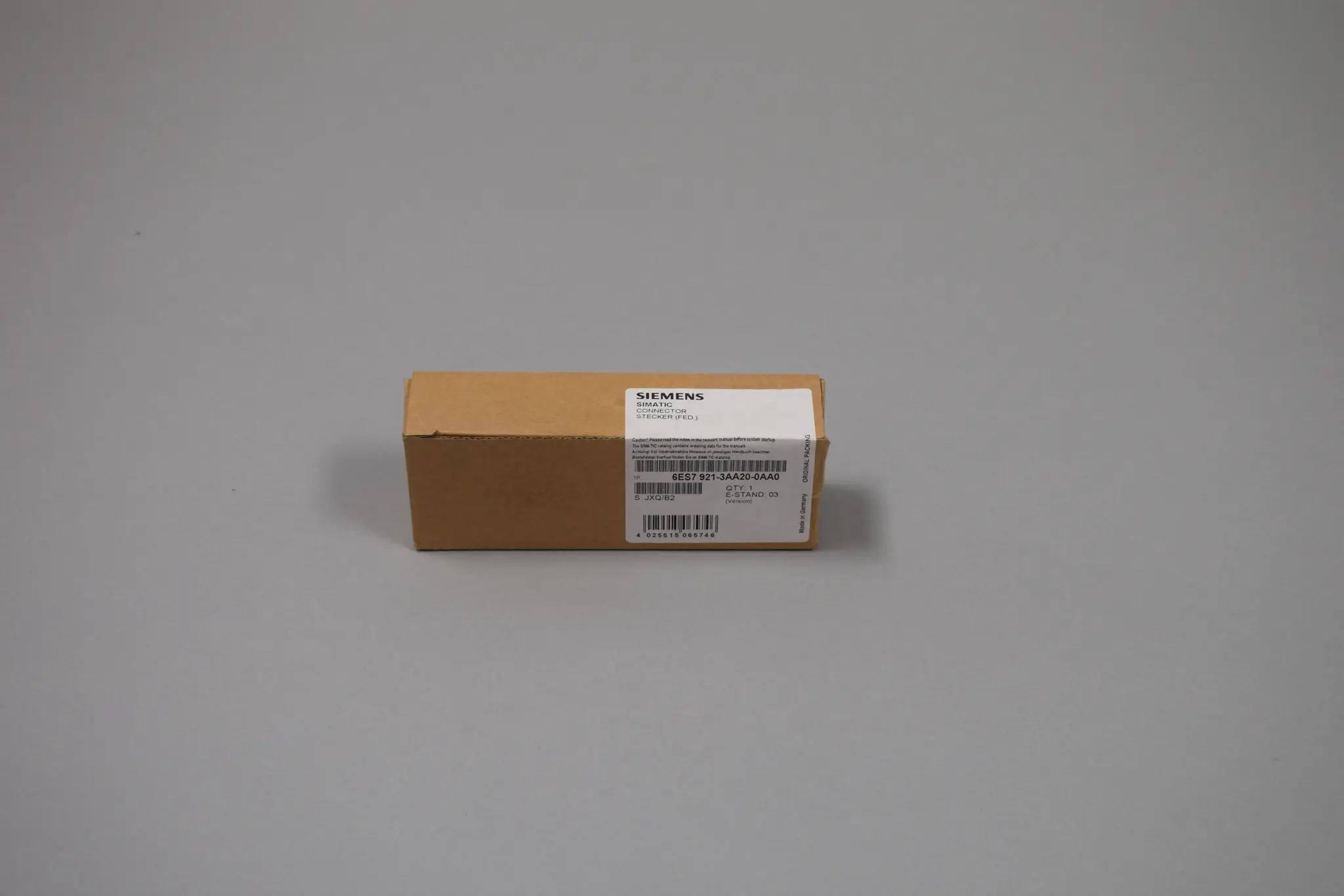 Produktfoto 1 von 6ES7921-3AA20-0AA0