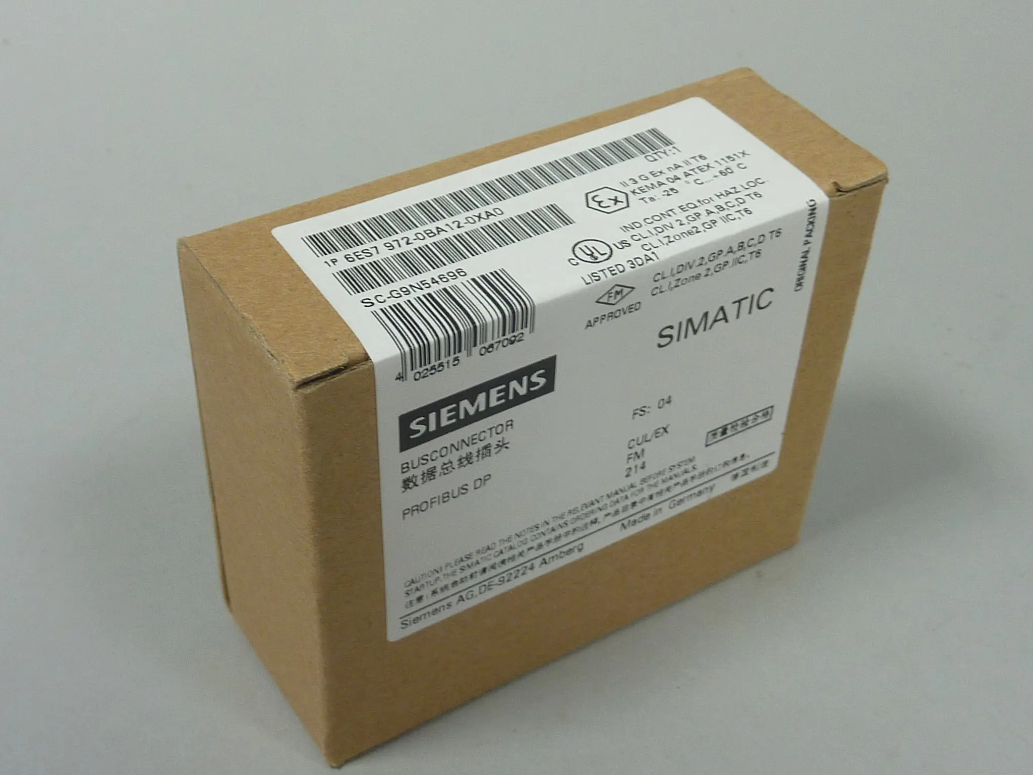 Produktfoto 1 von 6ES7972-0BA12-0XA0