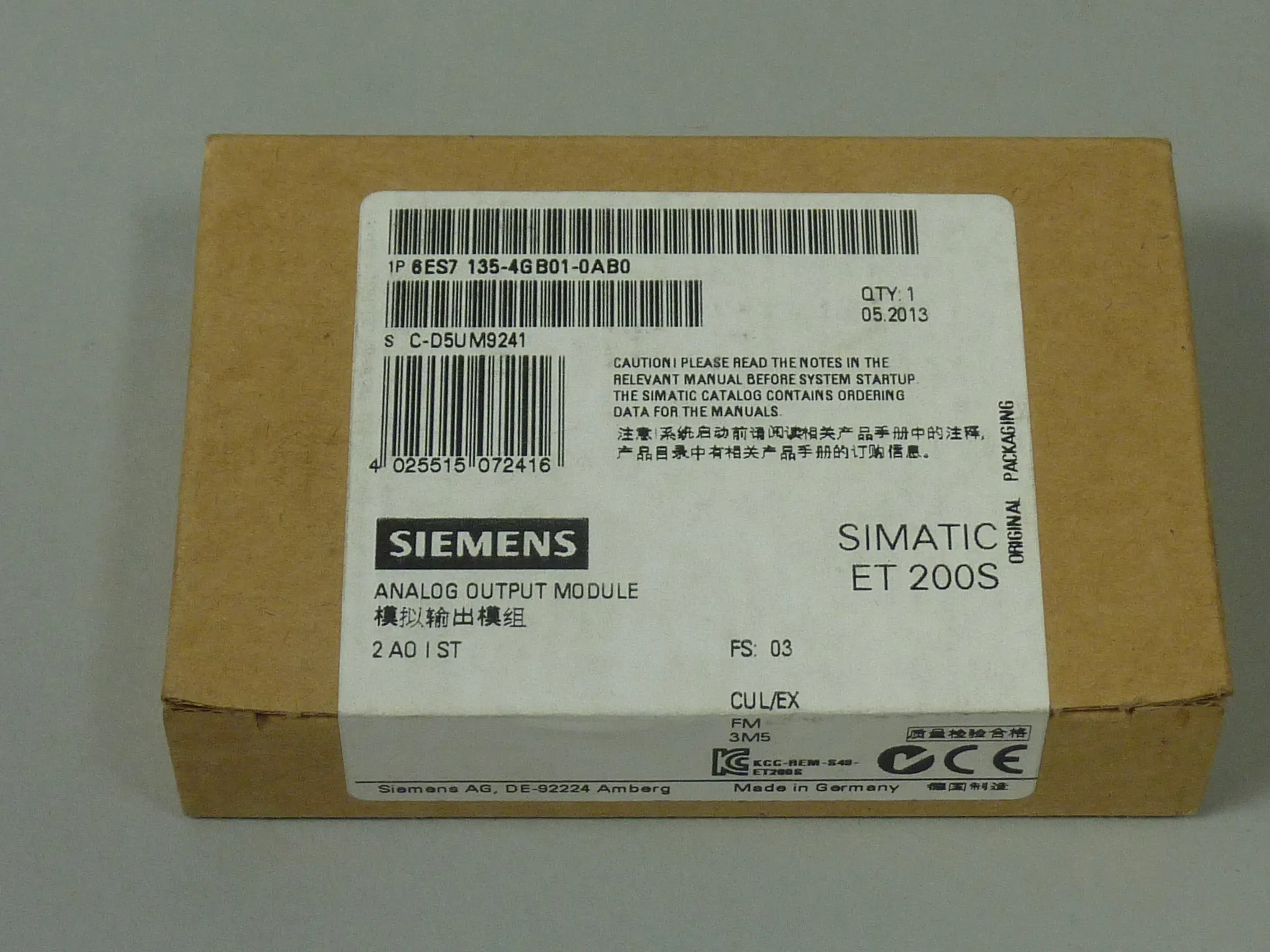 Produktfoto 1 von 6ES7135-4GB01-0AB0
