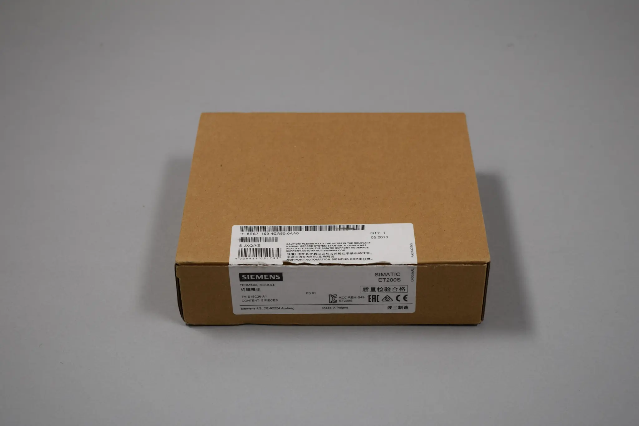 Produktfoto 1 von 6ES7193-4CA50-0AA0