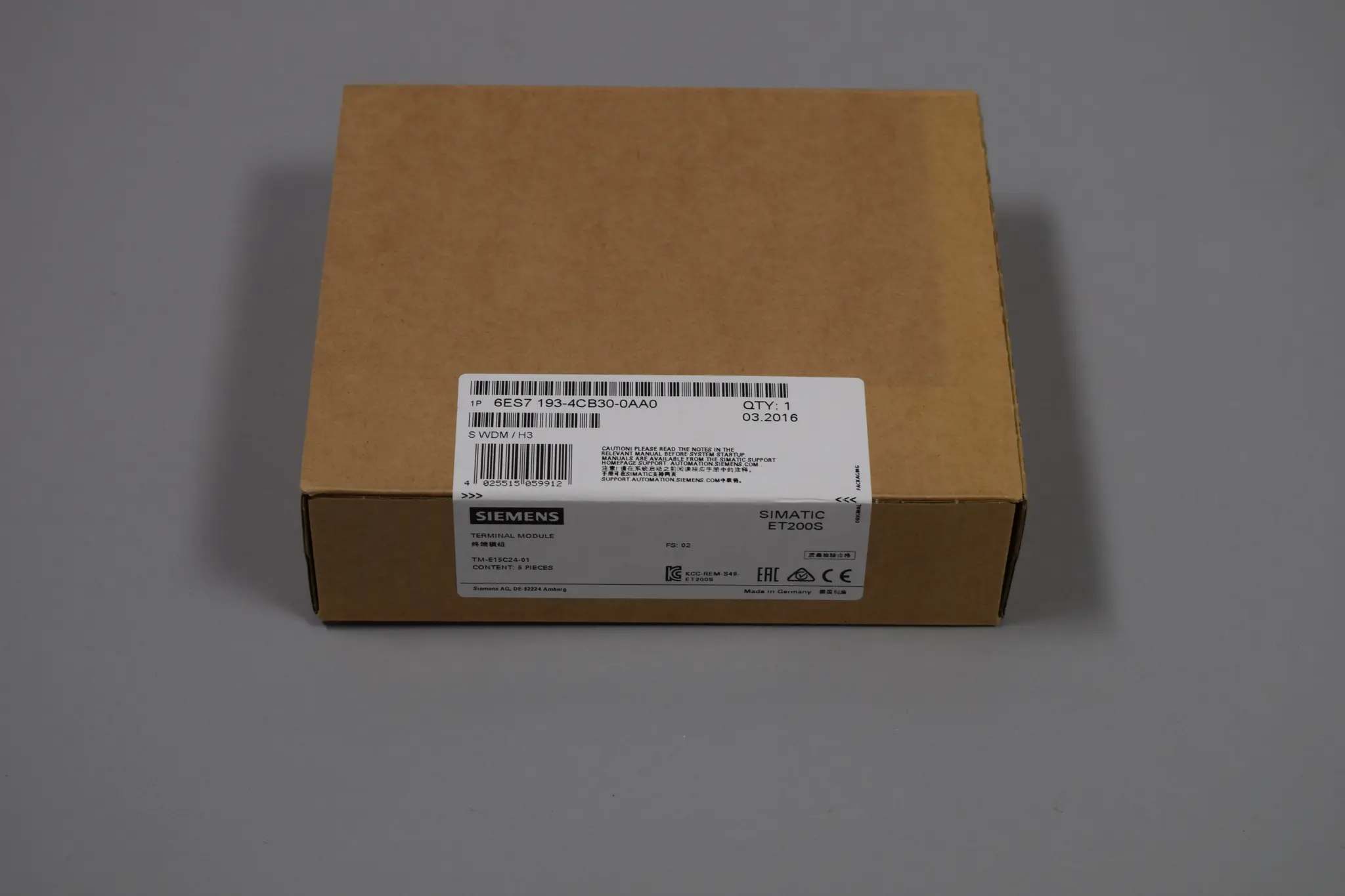 Produktfoto 1 von 6ES7193-4CB30-0AA0