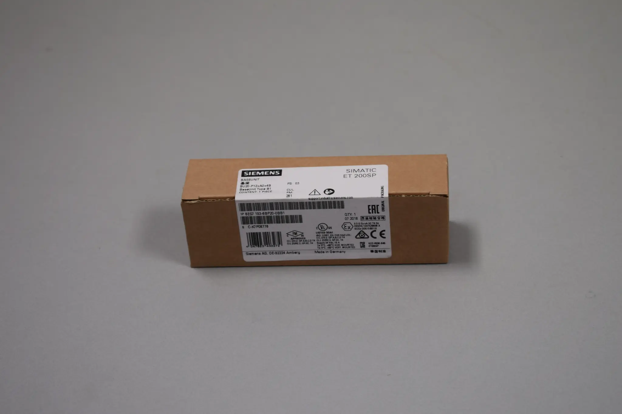 Produktfoto 1 von 6ES7193-6BP20-0BB1