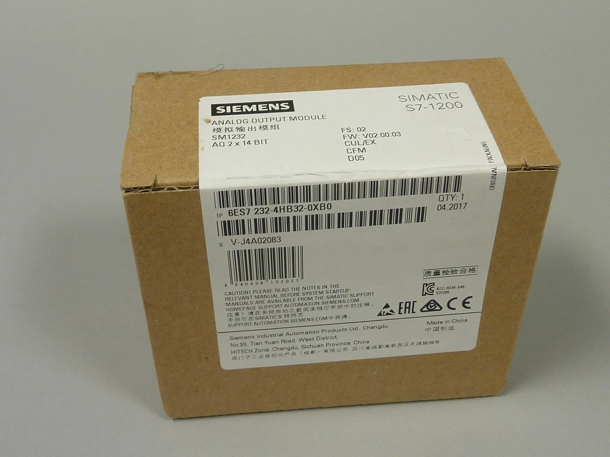 Produktfoto 1 von 6ES7232-4HB32-0XB0