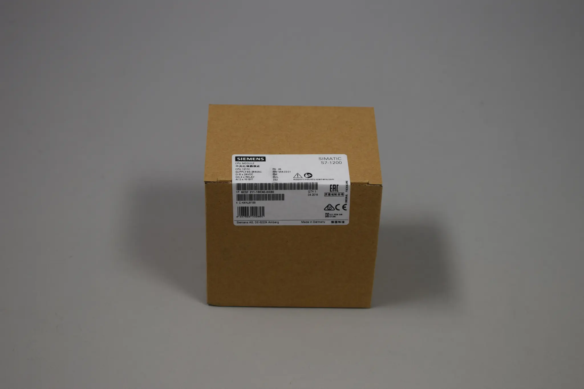 Produktfoto 1 von 6ES7211-1BE40-0XB0