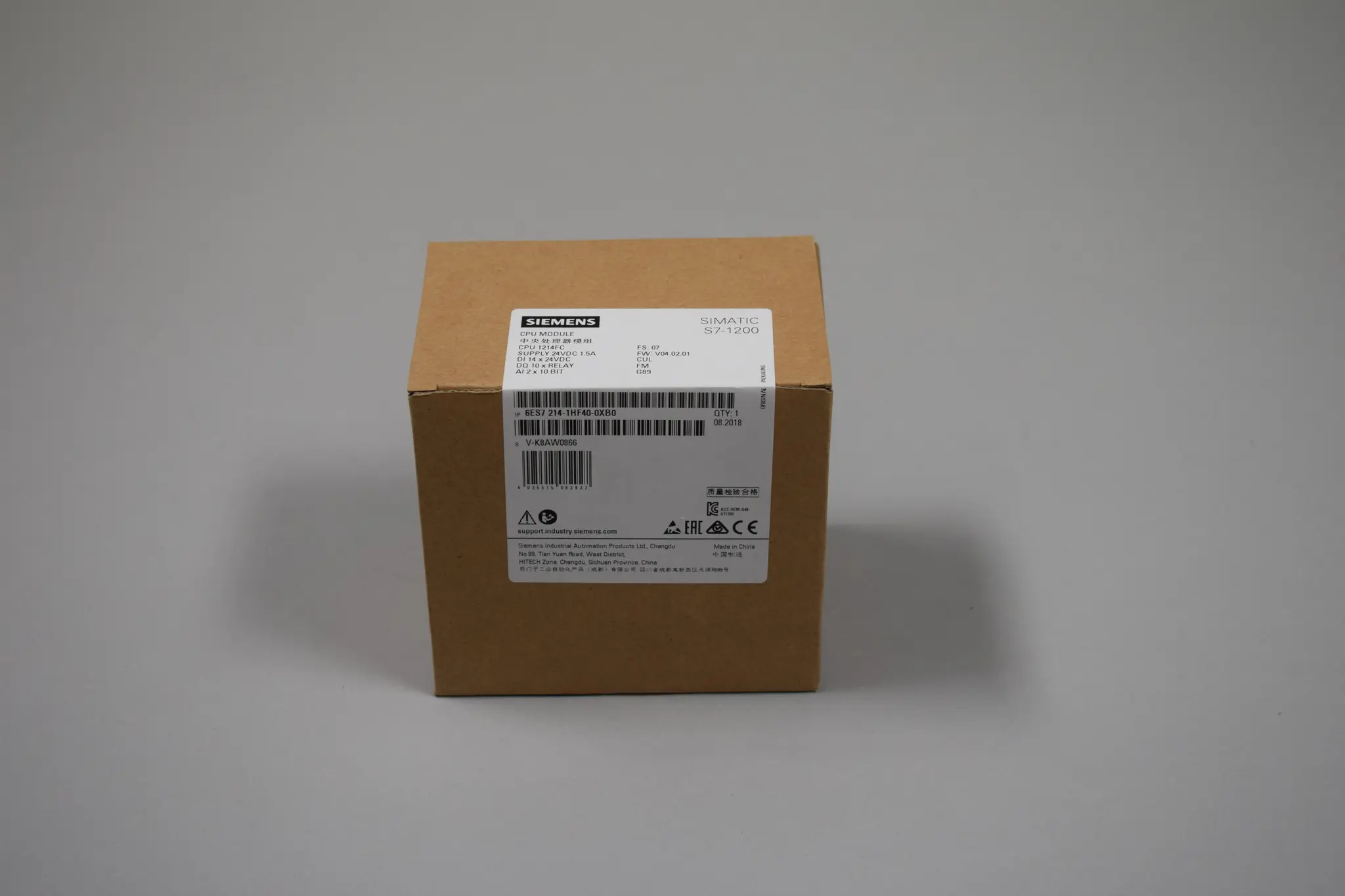 Produktfoto 1 von 6ES7214-1HF40-0XB0