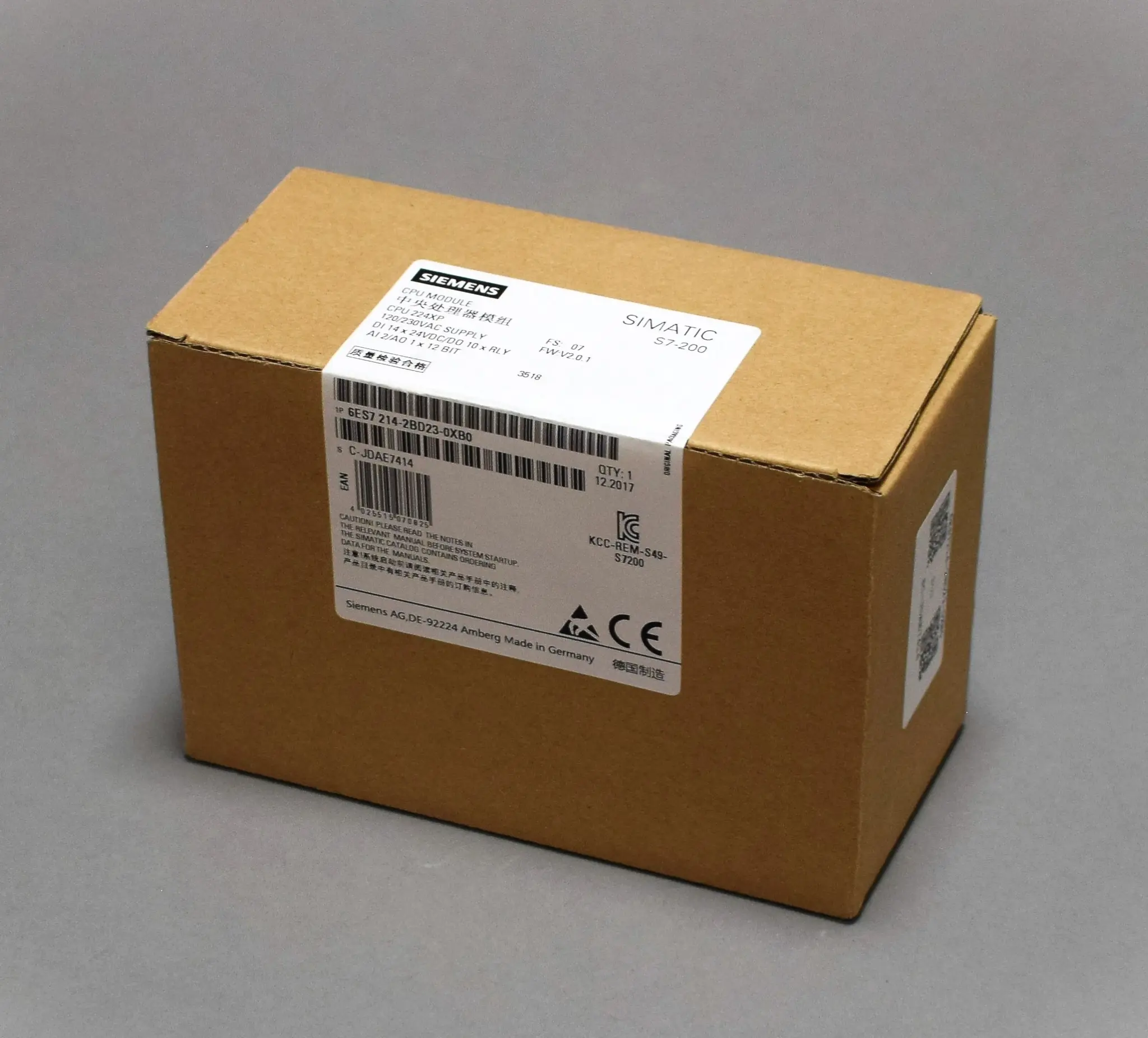 Produktfoto 1 von 6ES7214-2BD23-0XB0