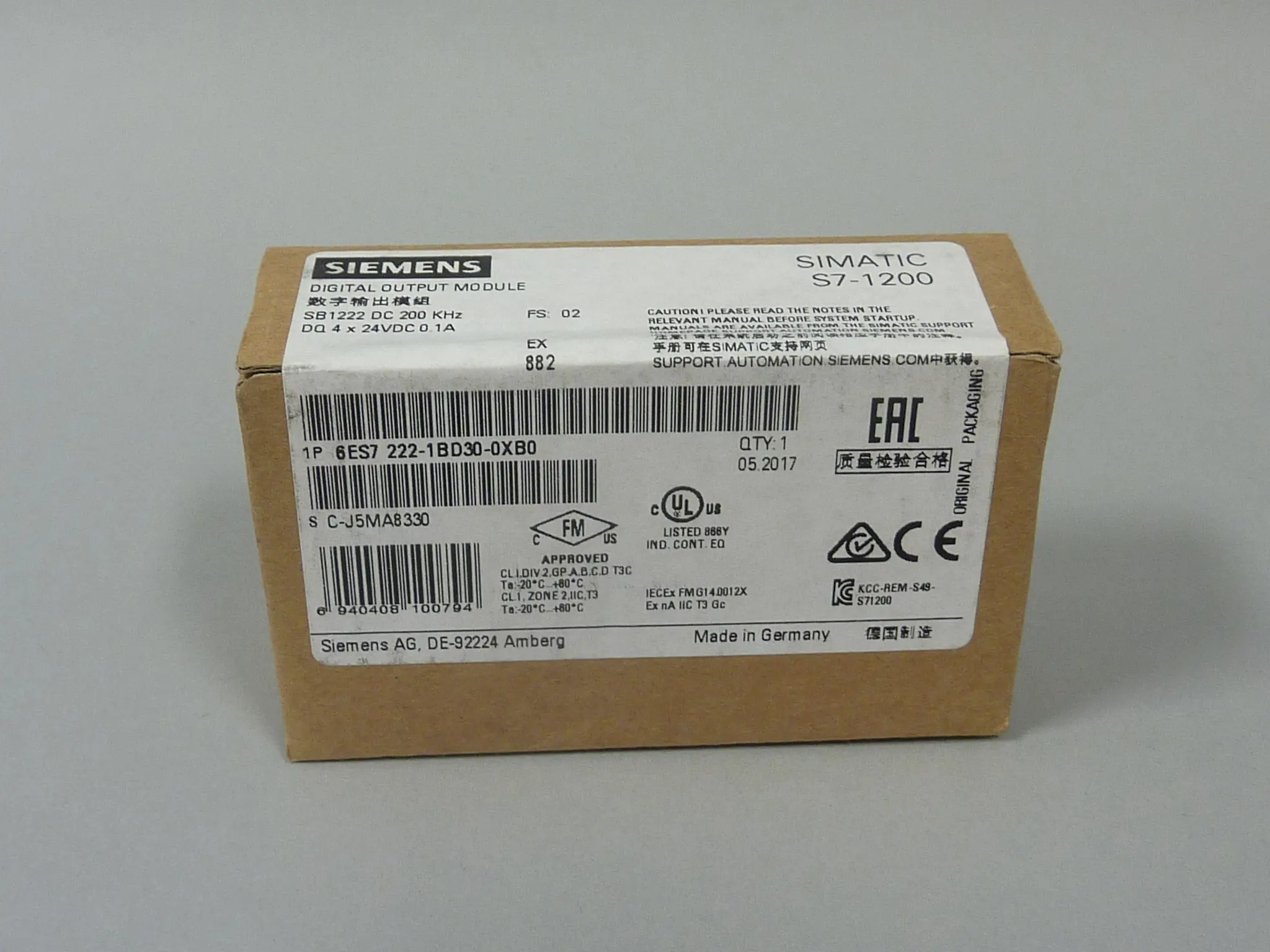 Produktfoto 1 von 6ES7222-1BD30-0XB0