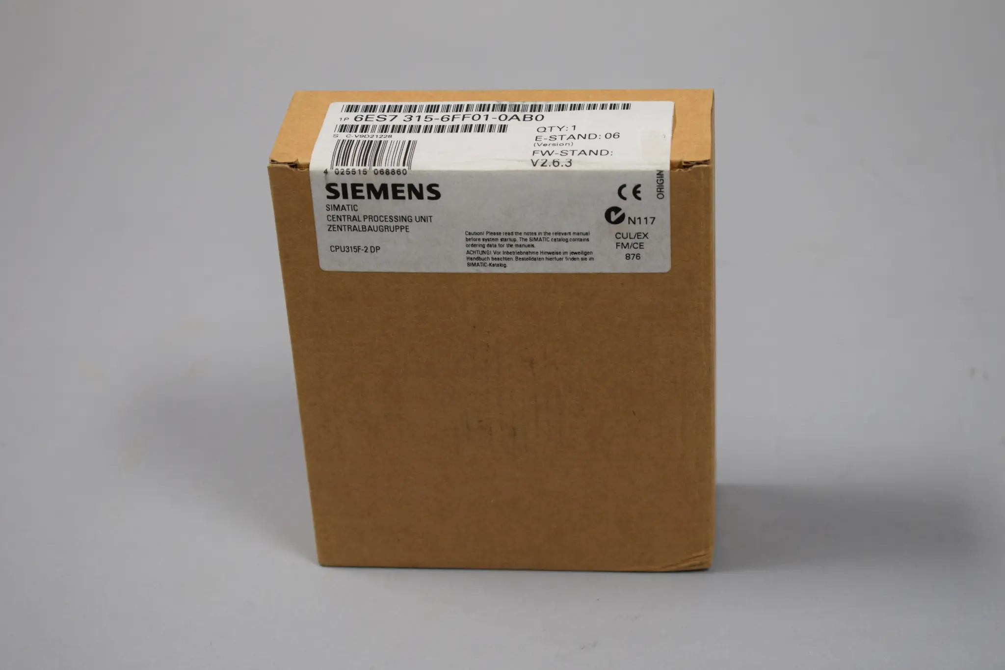 Produktfoto 1 von 6ES7315-6FF01-0AB0
