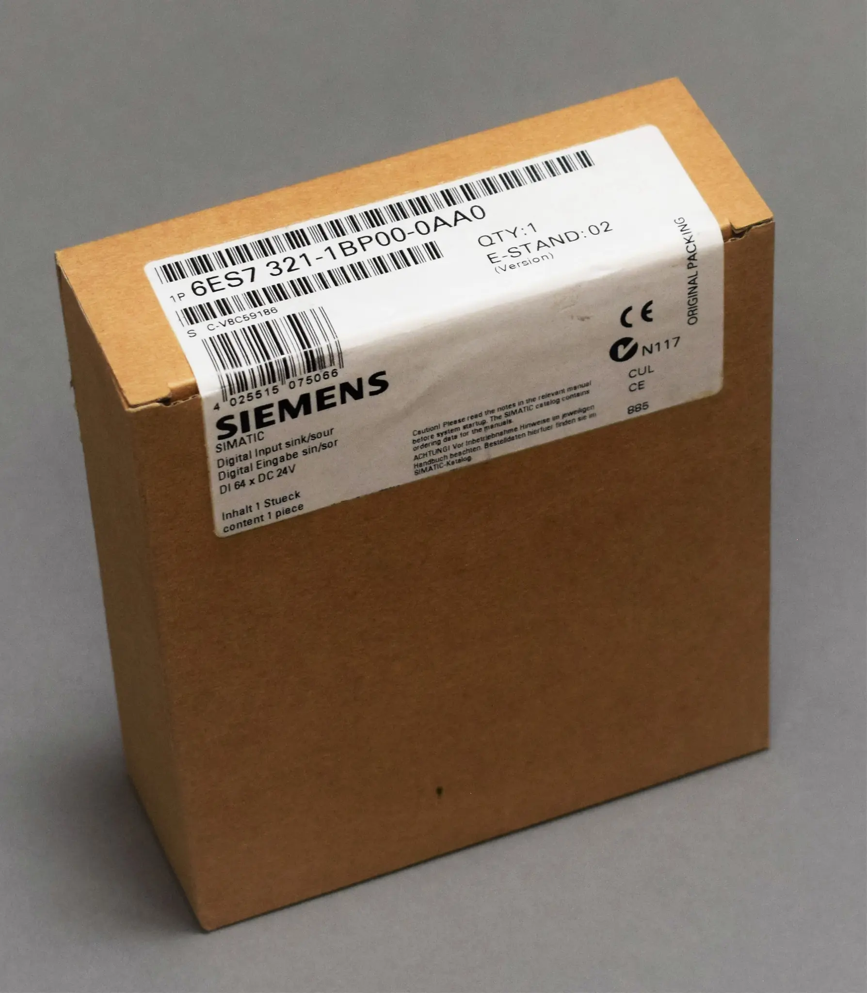Produktfoto 1 von 6ES7321-1BP00-0AA0