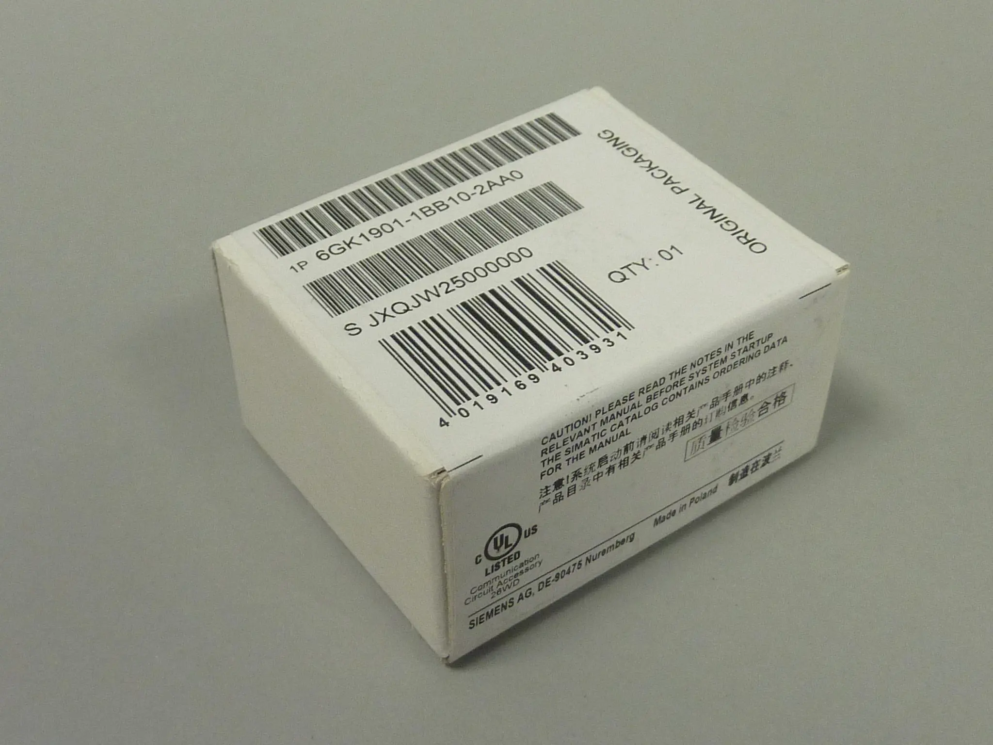 Produktfoto 1 von 6GK1901-1BB10-2AA0