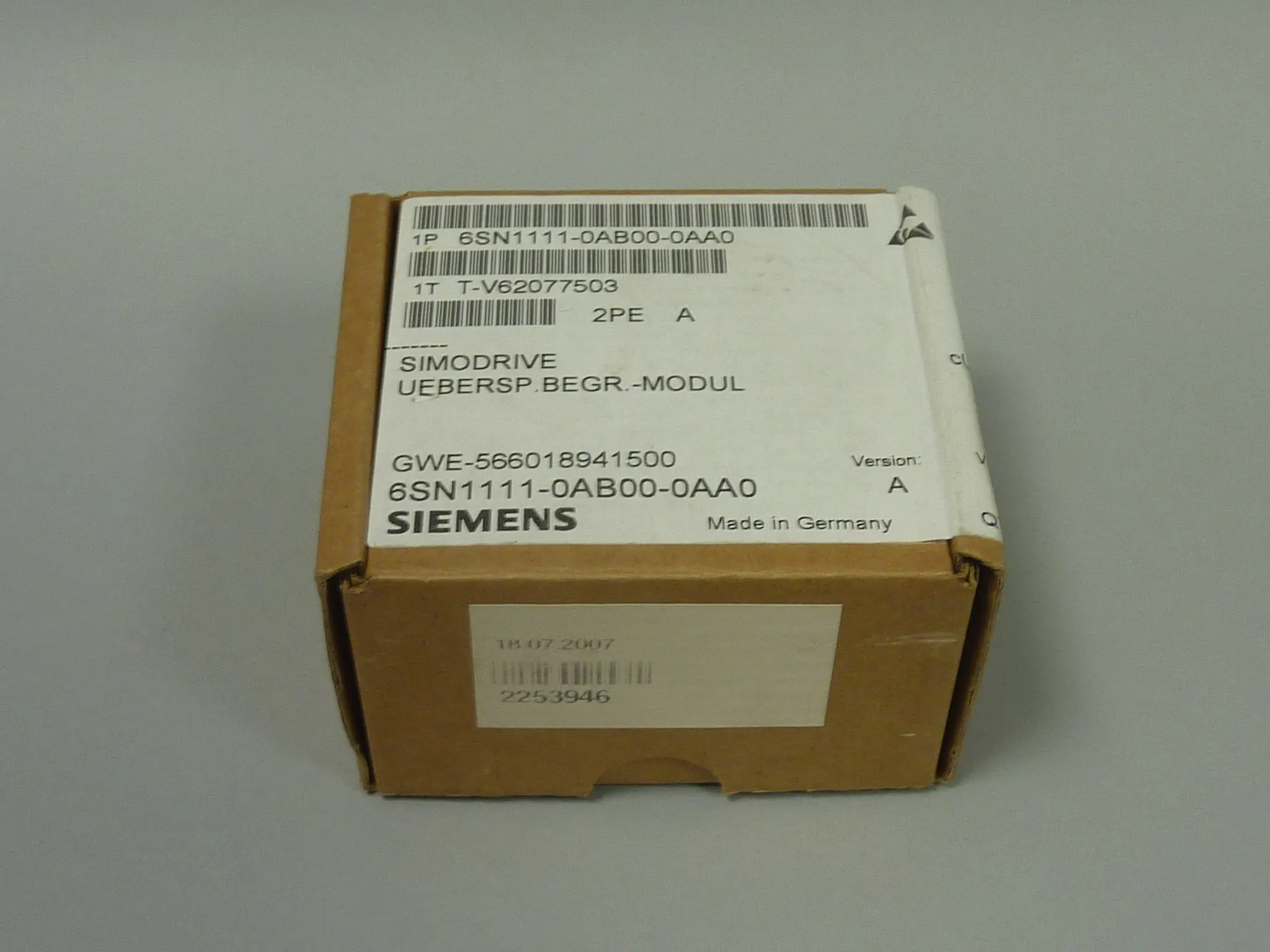 Produktfoto 1 von 6SN1111-0AB00-0AA0