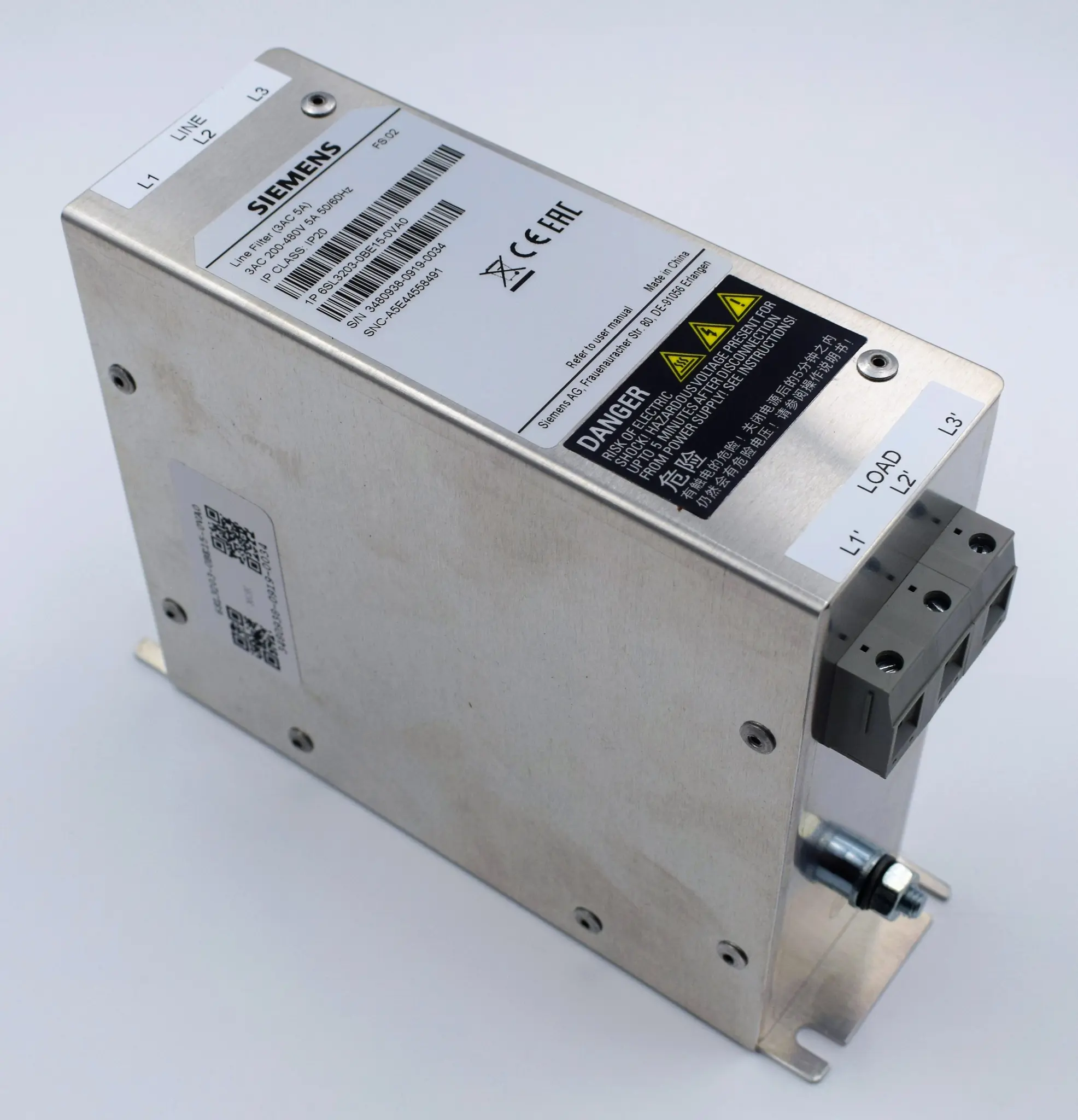 Produktfoto 1 von 6SL3203-0BE15-0VA0