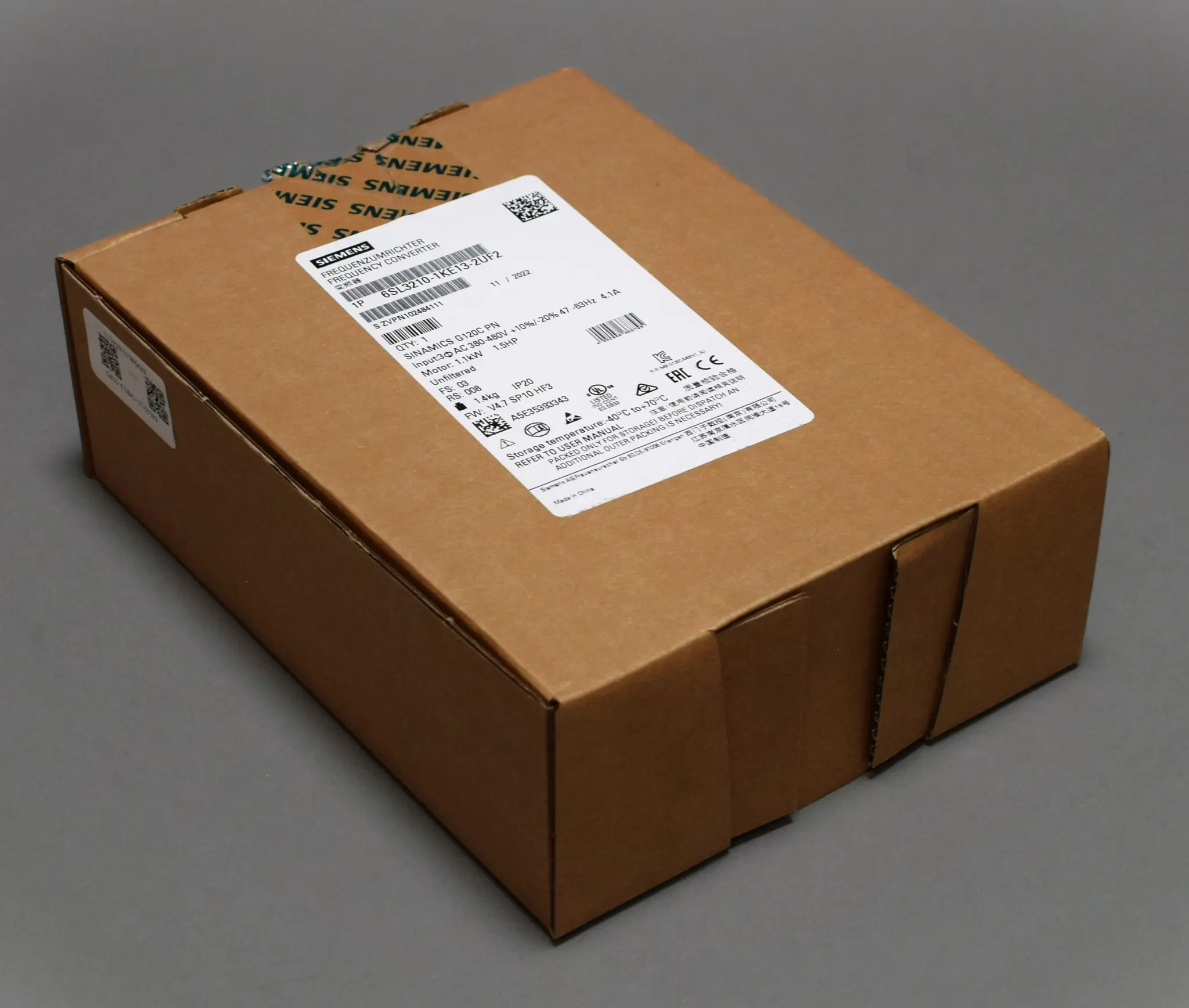 Produktfoto 1 von 6SL3210-1KE13-2UF2