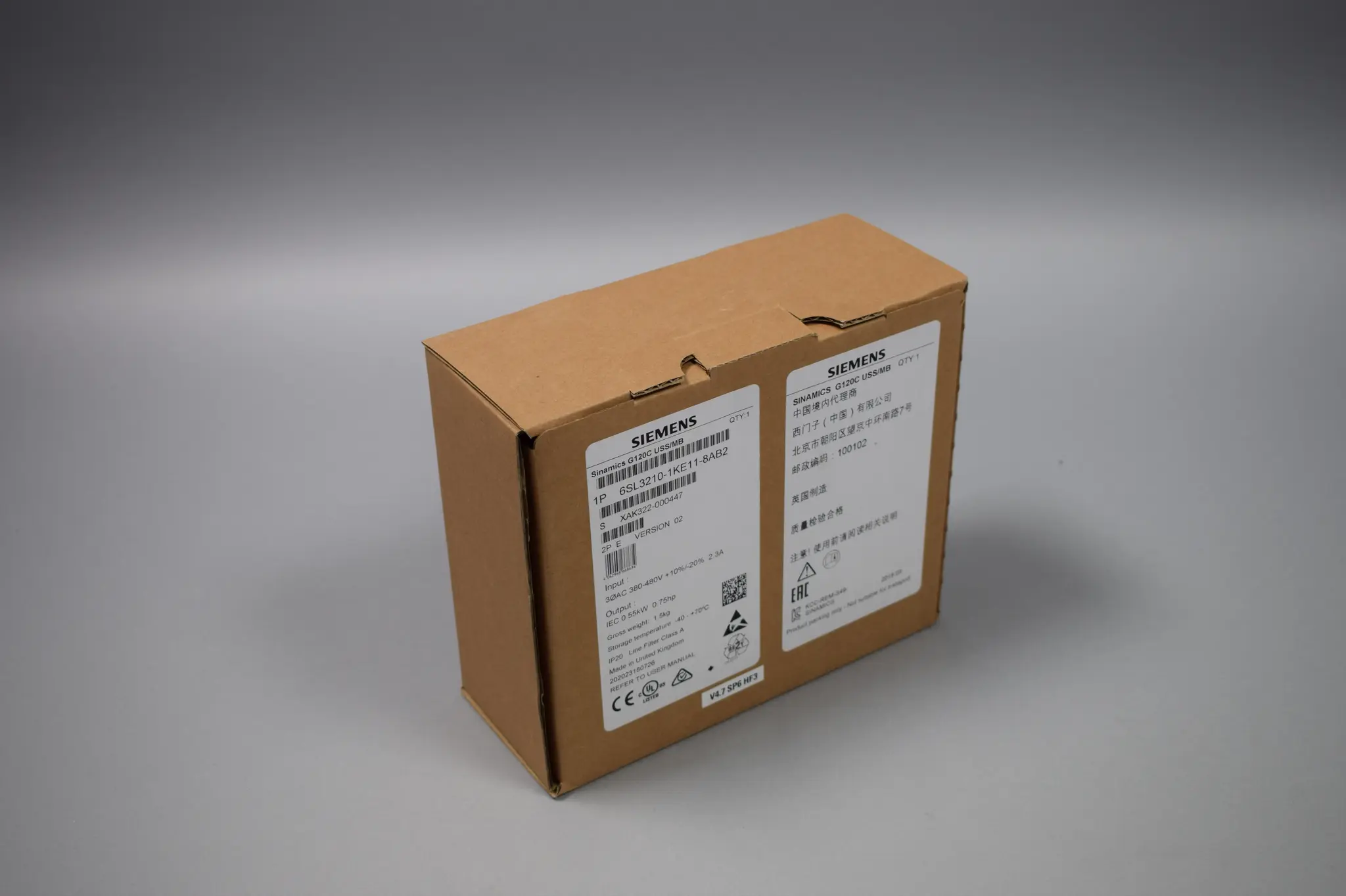 Produktfoto 1 von 6SL3210-1KE11-8AB2