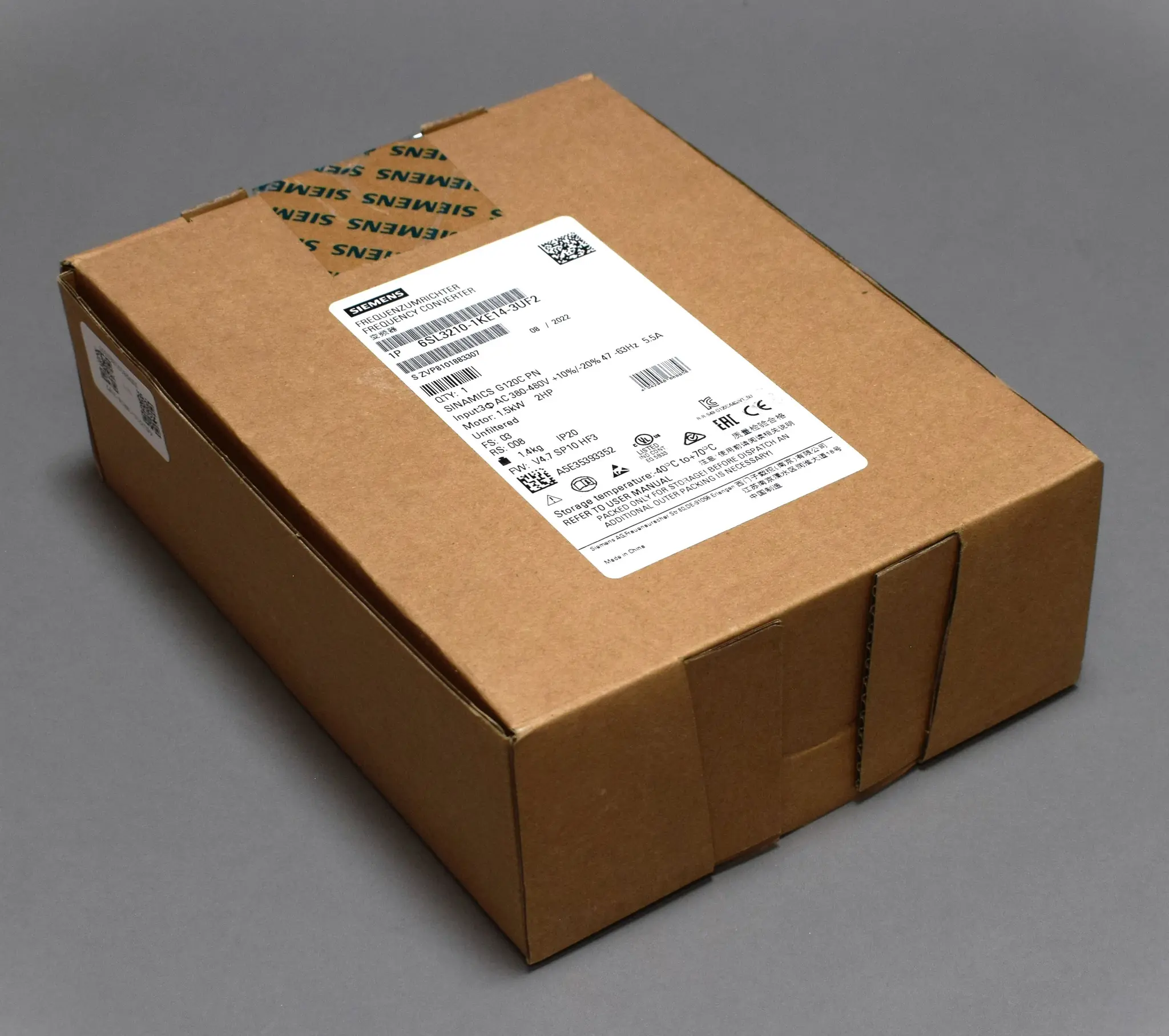 Produktfoto 1 von 6SL3210-1KE14-3UF2