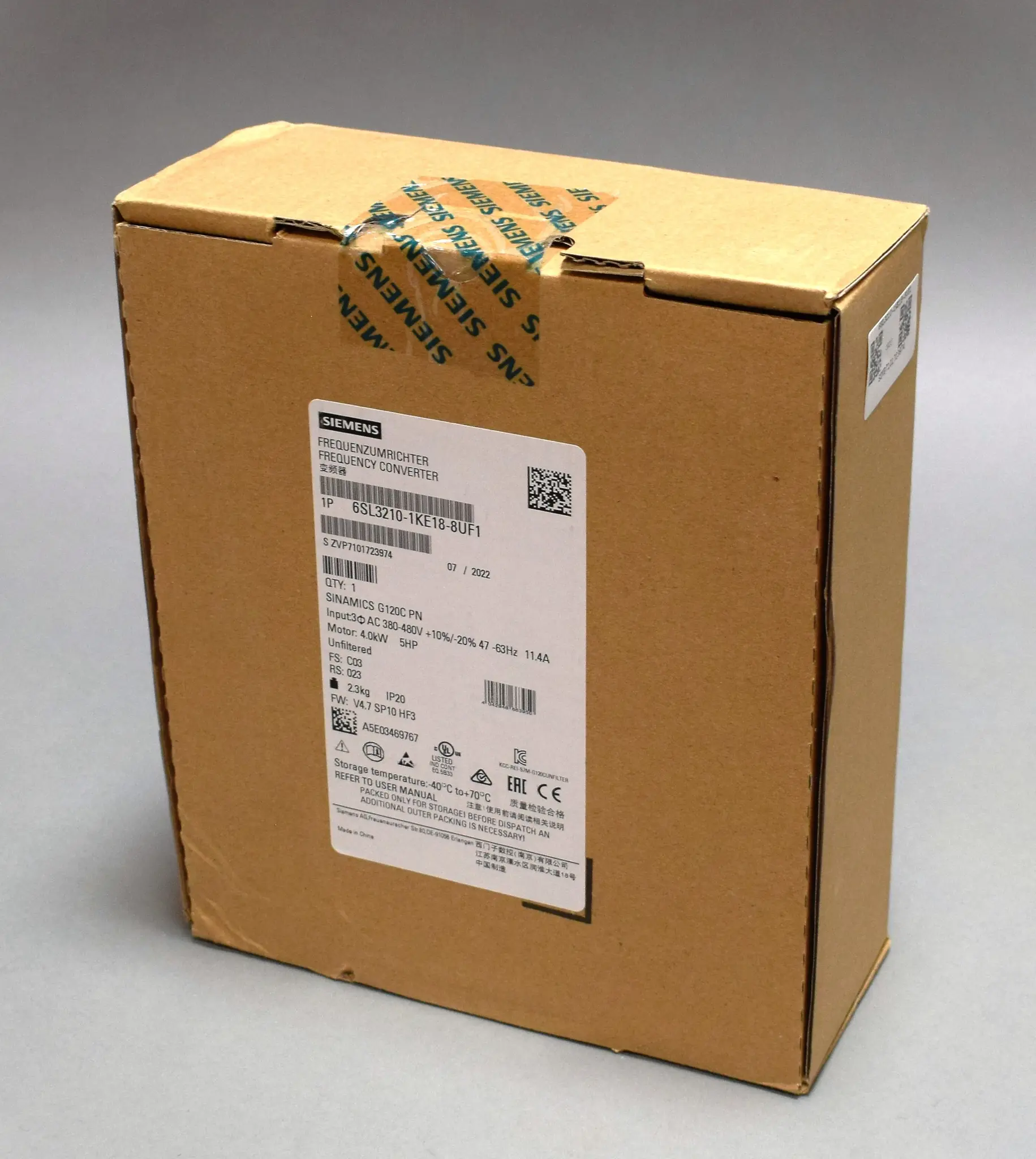 Produktfoto 1 von 6SL3210-1KE18-8UF1