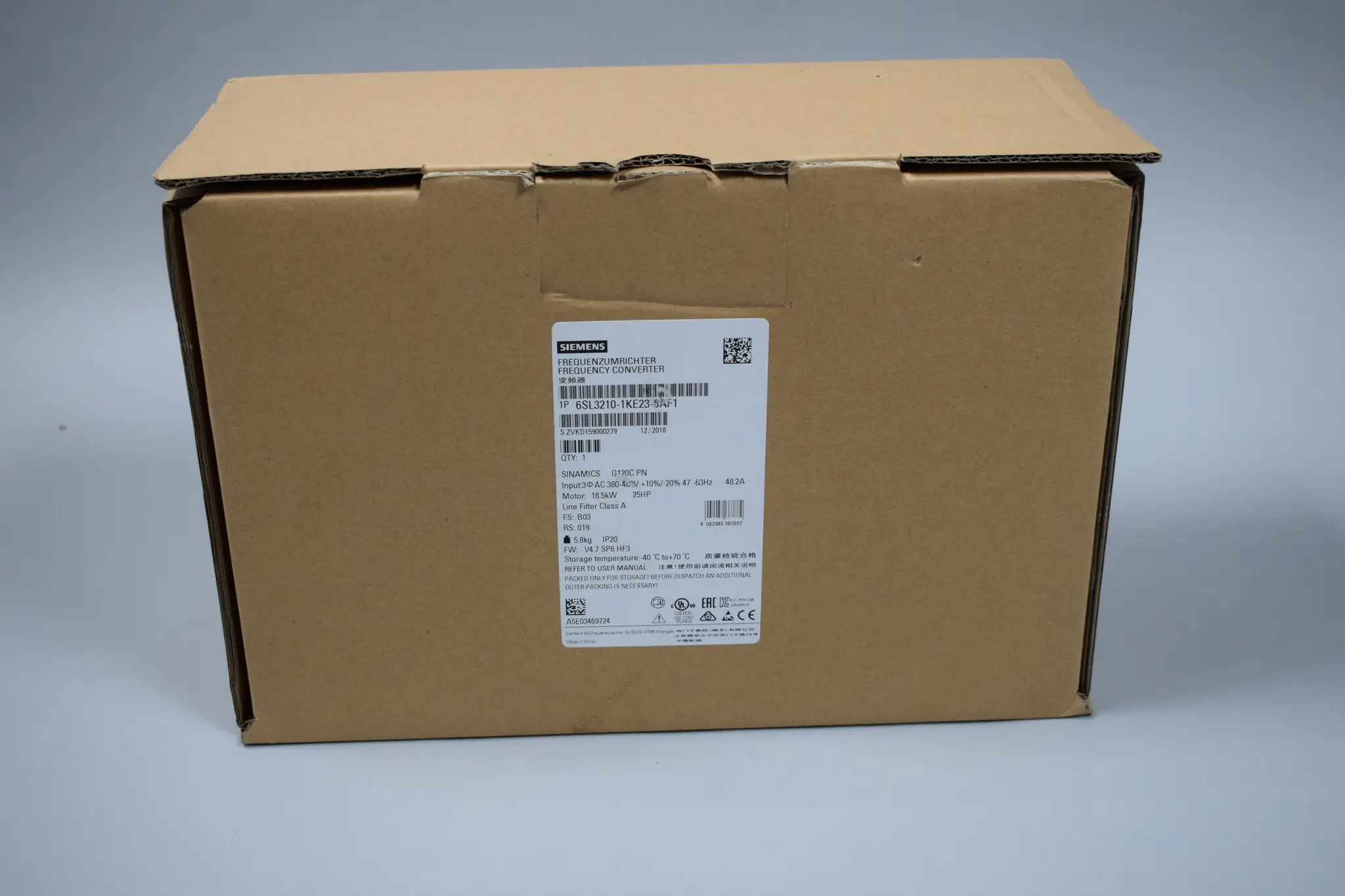Produktfoto 1 von 6SL3210-1KE23-8AF1