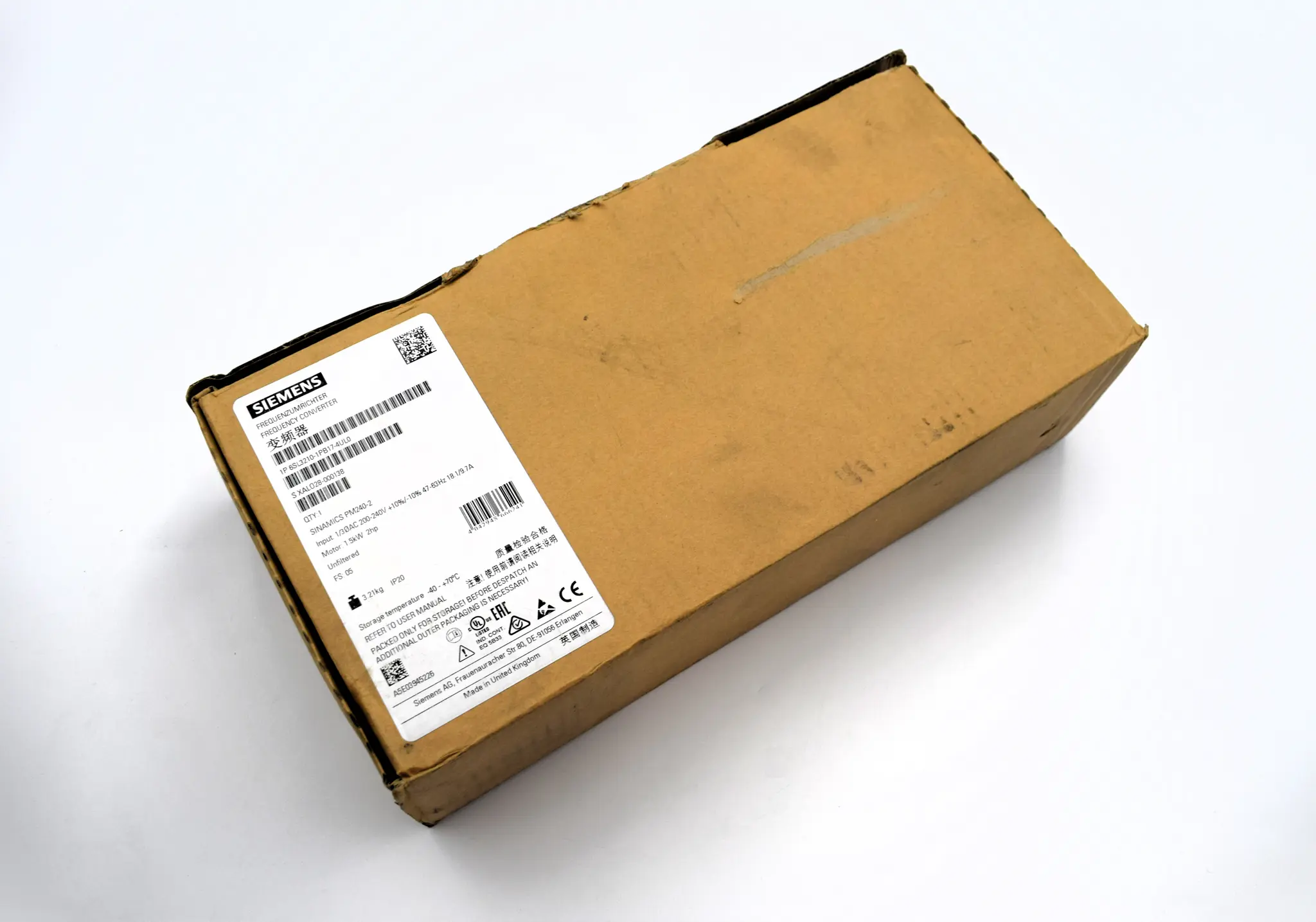 Produktfoto 1 von 6SL3210-1PB17-4UL0