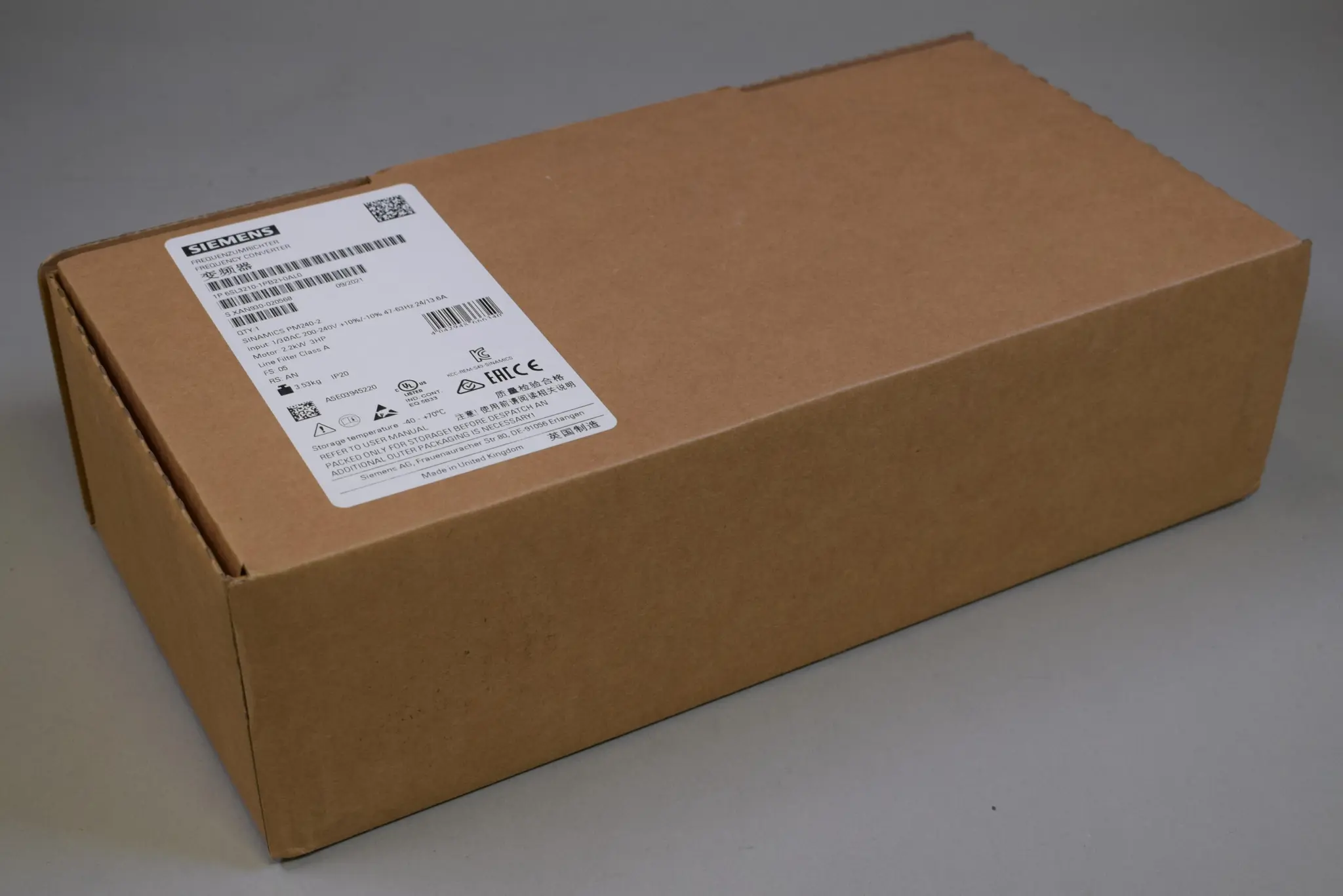 Produktfoto 1 von 6SL3210-1PB21-0AL0