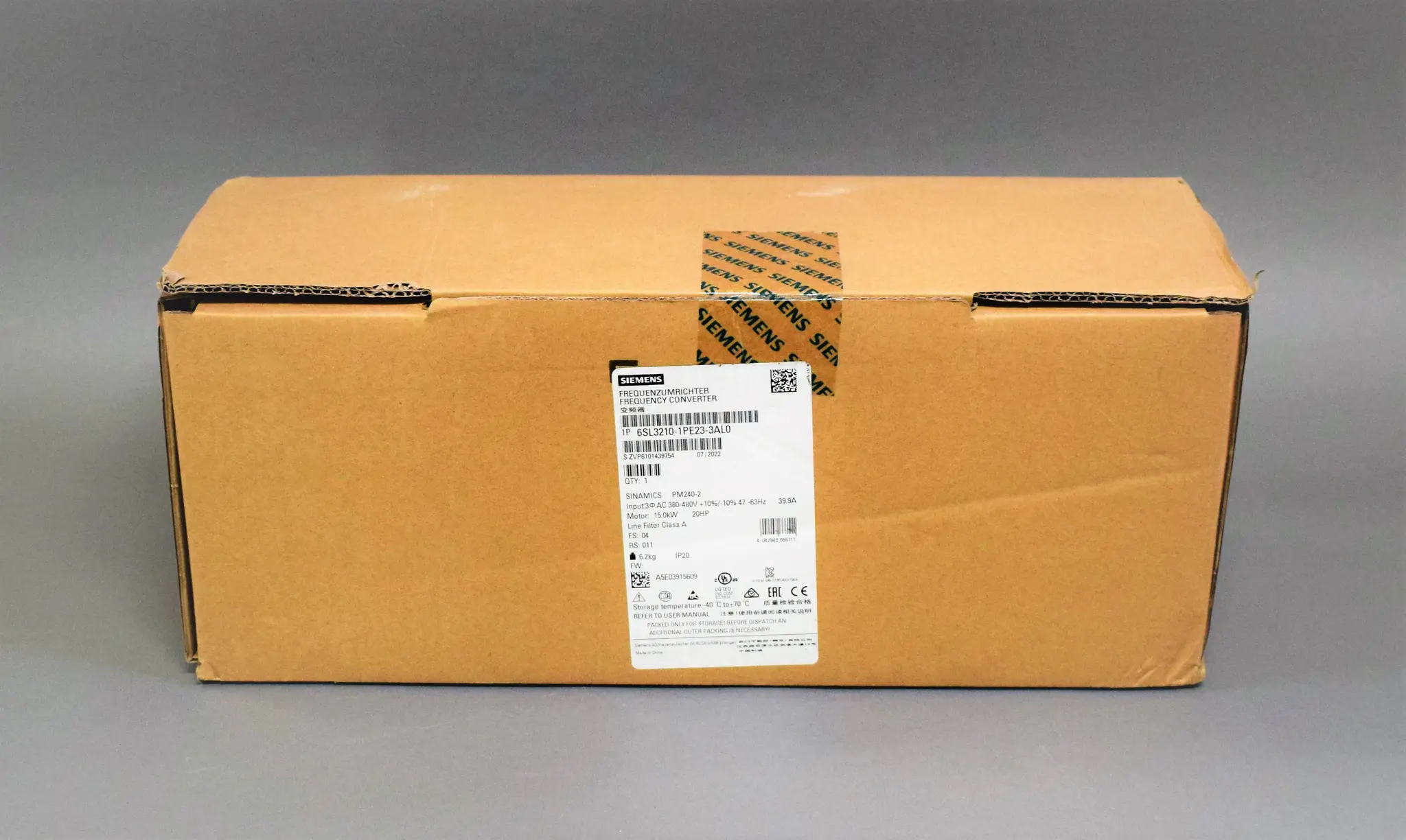 Produktfoto 1 von 6SL3210-1PE23-3AL0