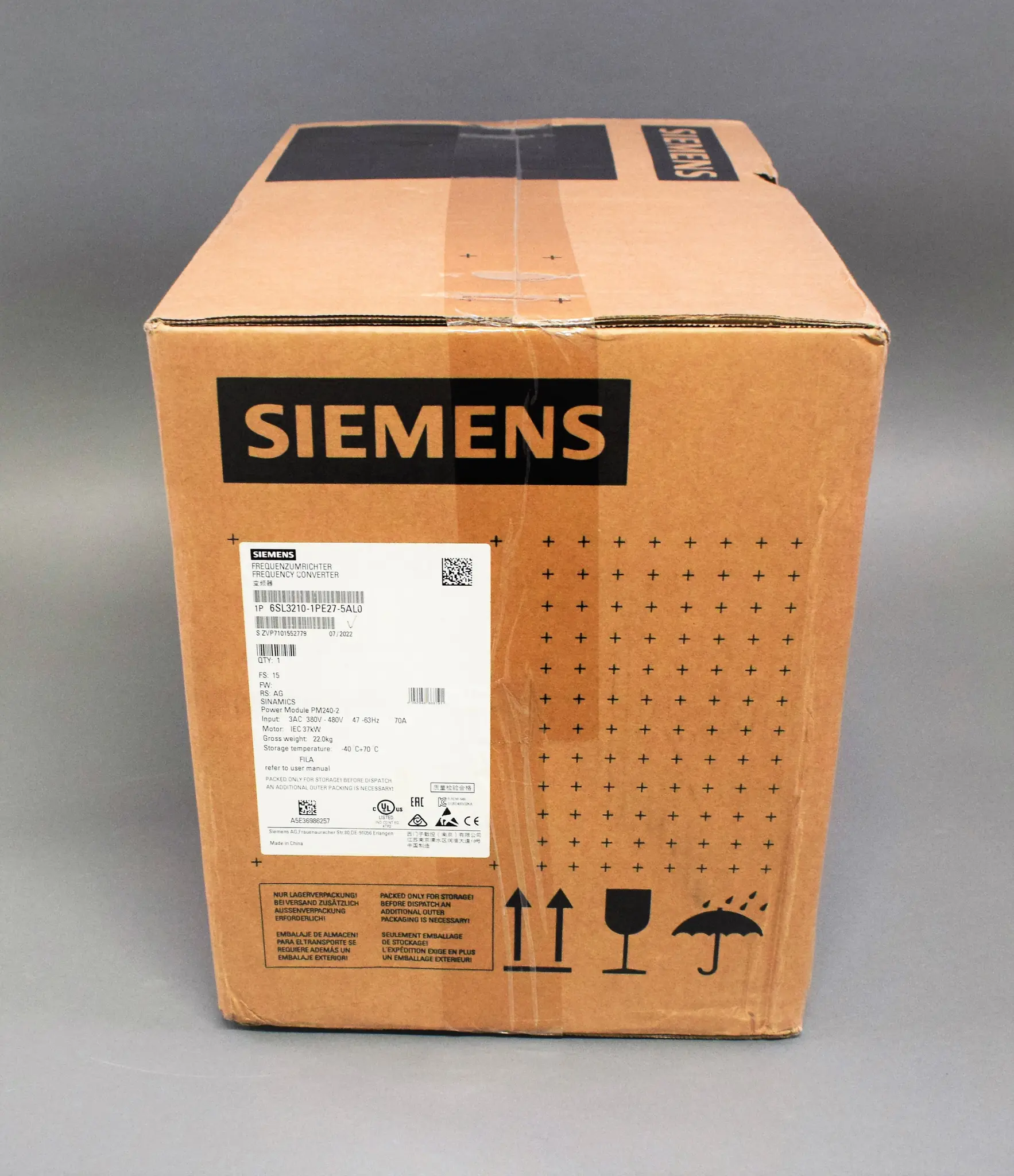 Produktfoto 1 von 6SL3210-1PE27-5AL0