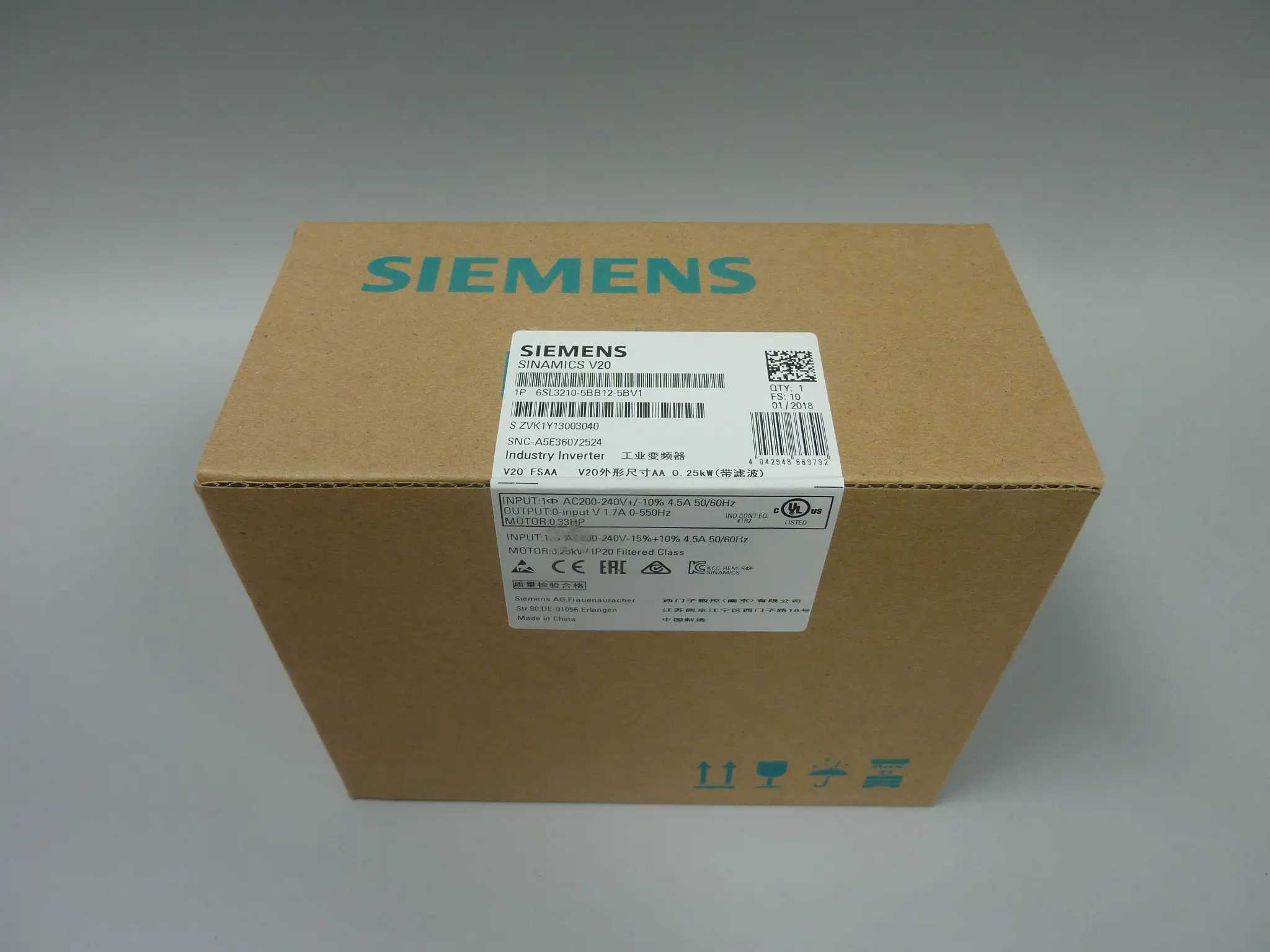 Produktfoto 1 von 6SL3210-5BB12-5BV1