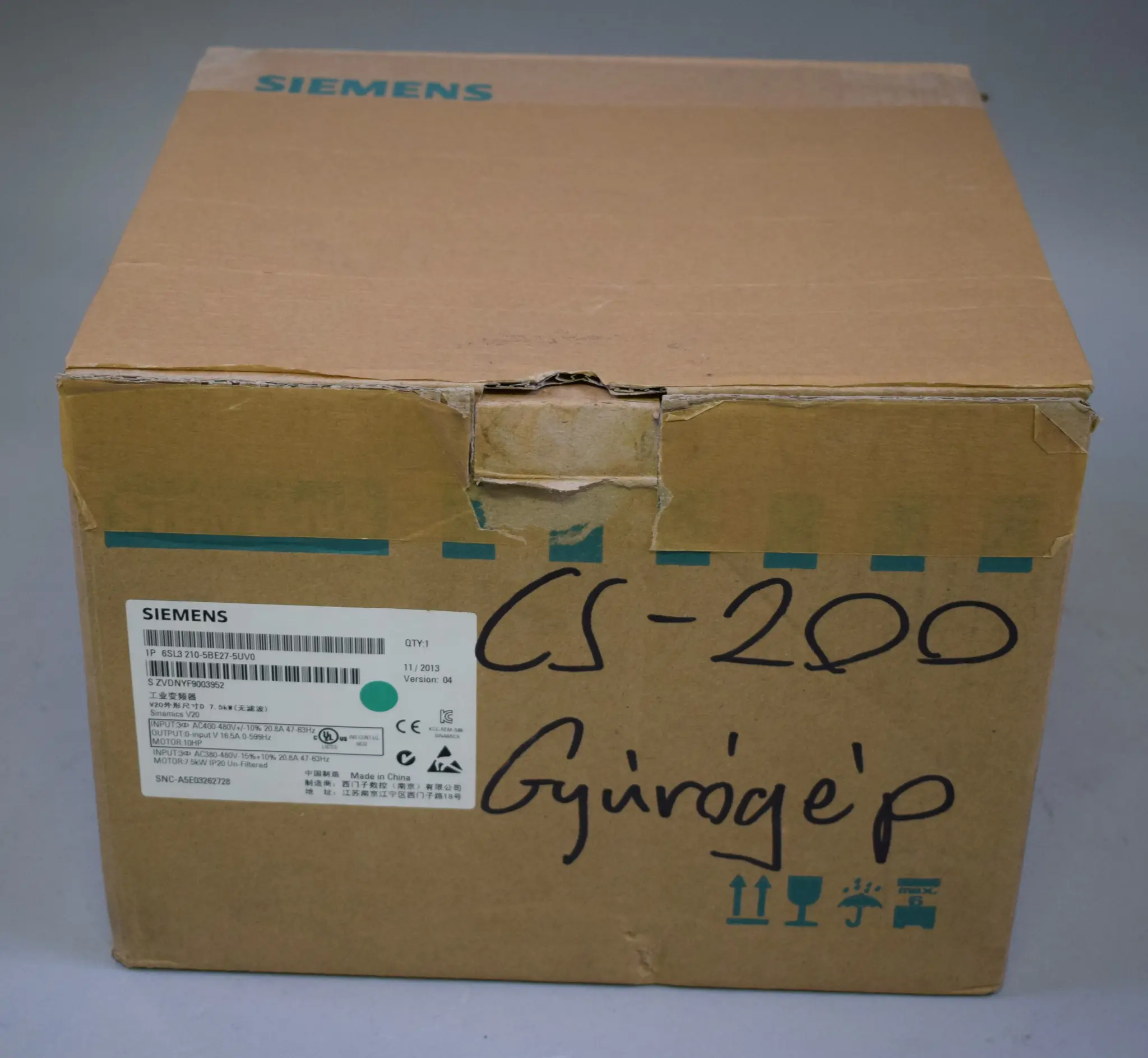 Produktfoto 1 von 6SL3210-5BE27-5UV0