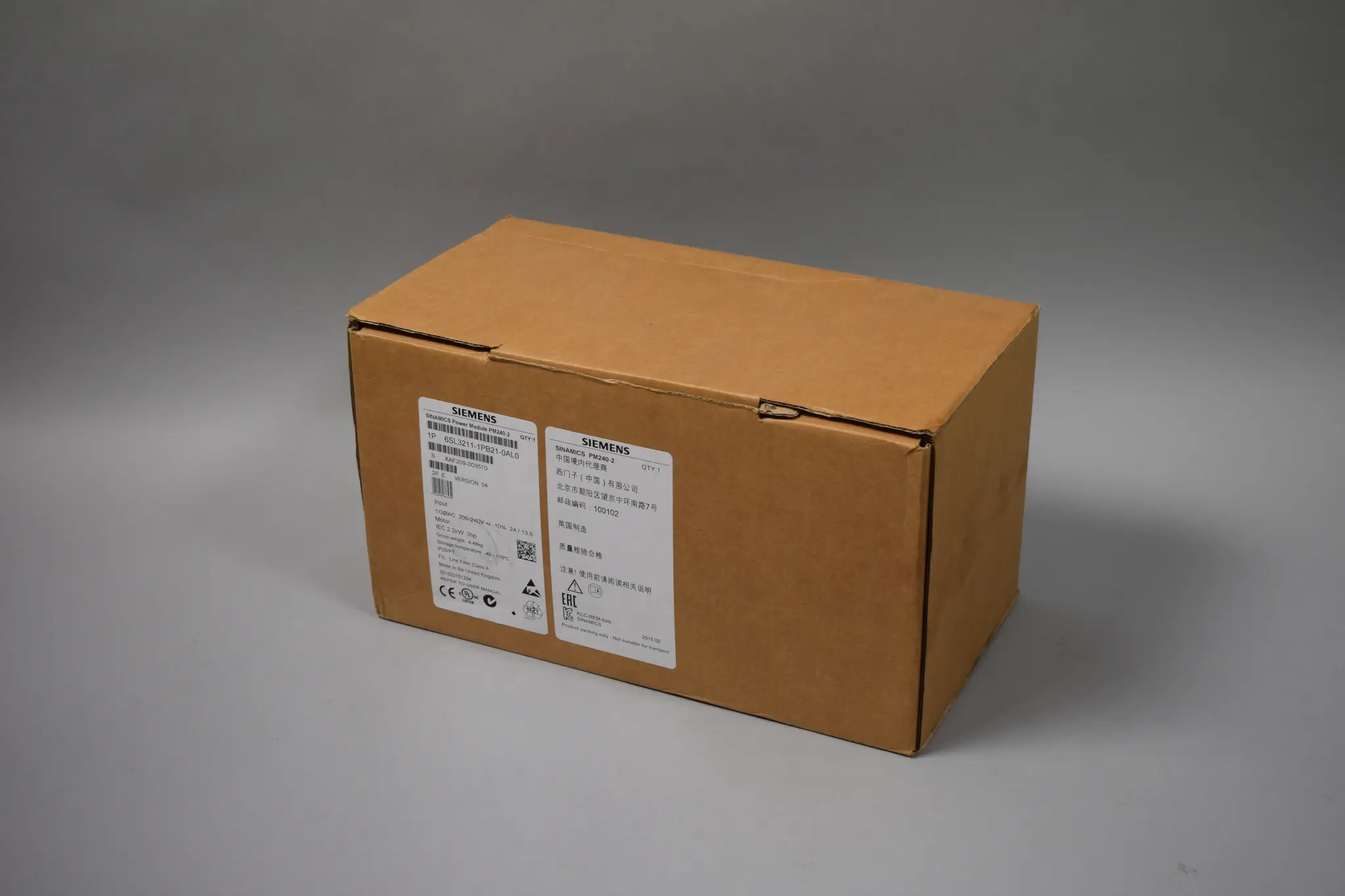 Produktfoto 1 von 6SL3211-1PB21-0AL0