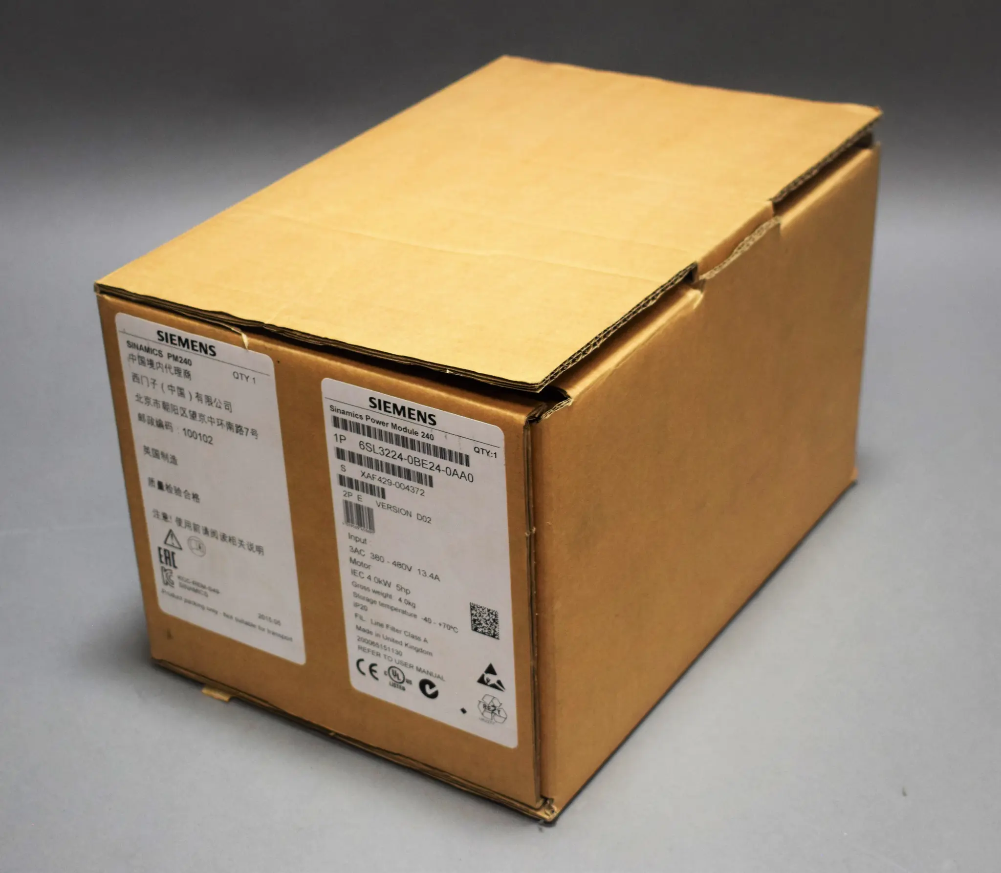 Produktfoto 1 von 6SL3224-0BE24-0AA0