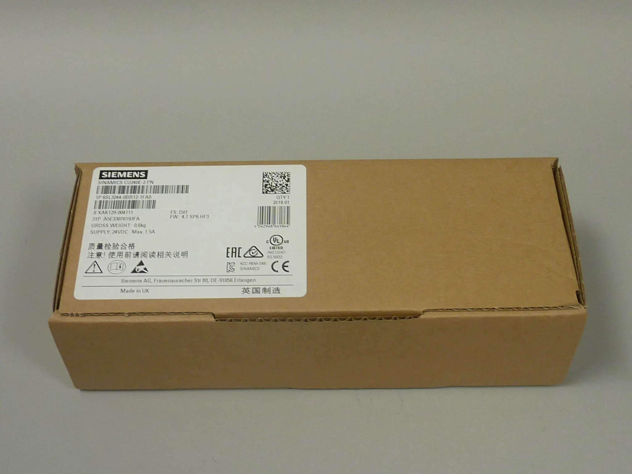 Produktfoto 1 von 6SL3244-0BB12-1FA0
