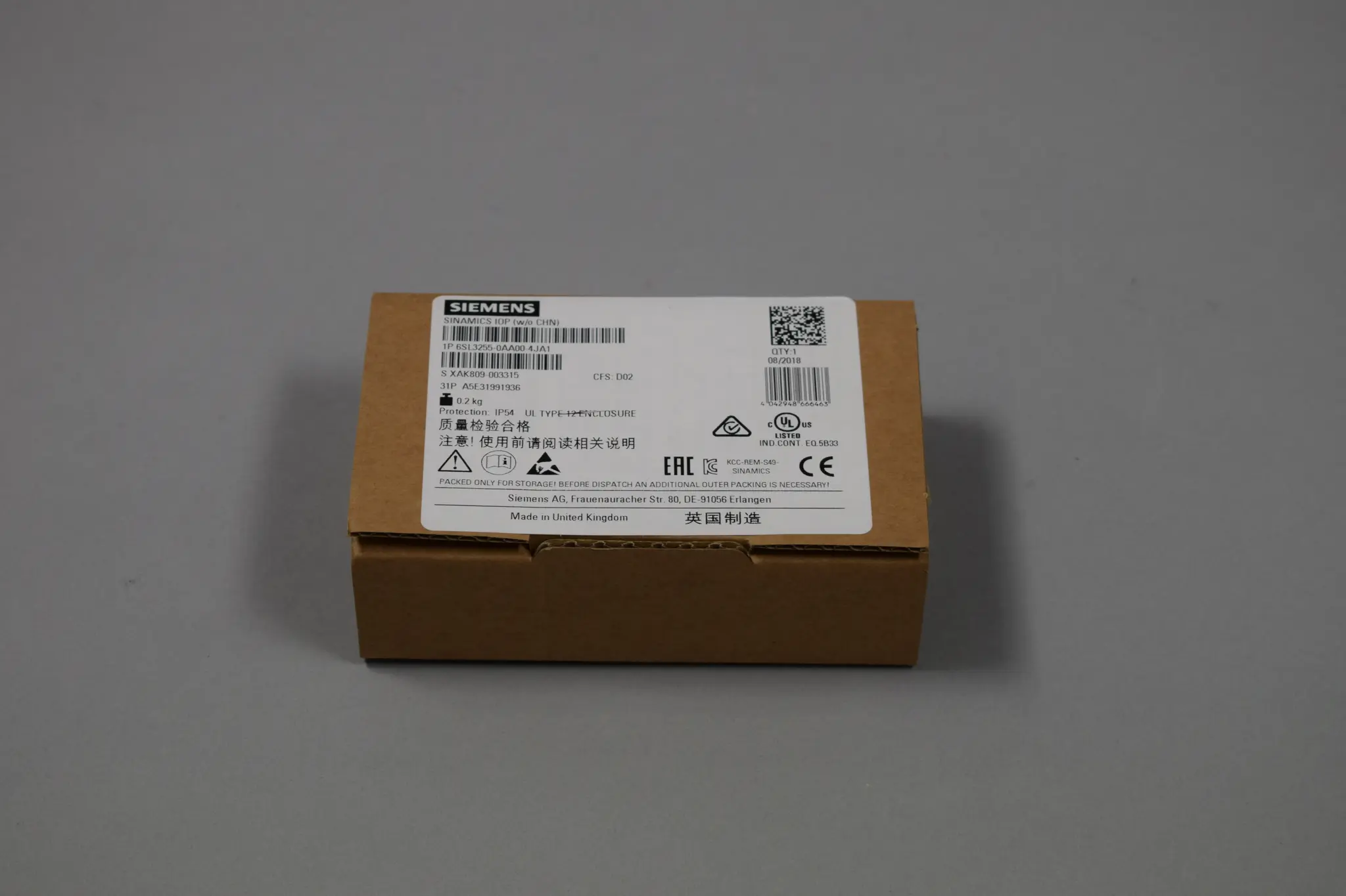 Produktfoto 1 von 6SL3255-0AA00-4JA1